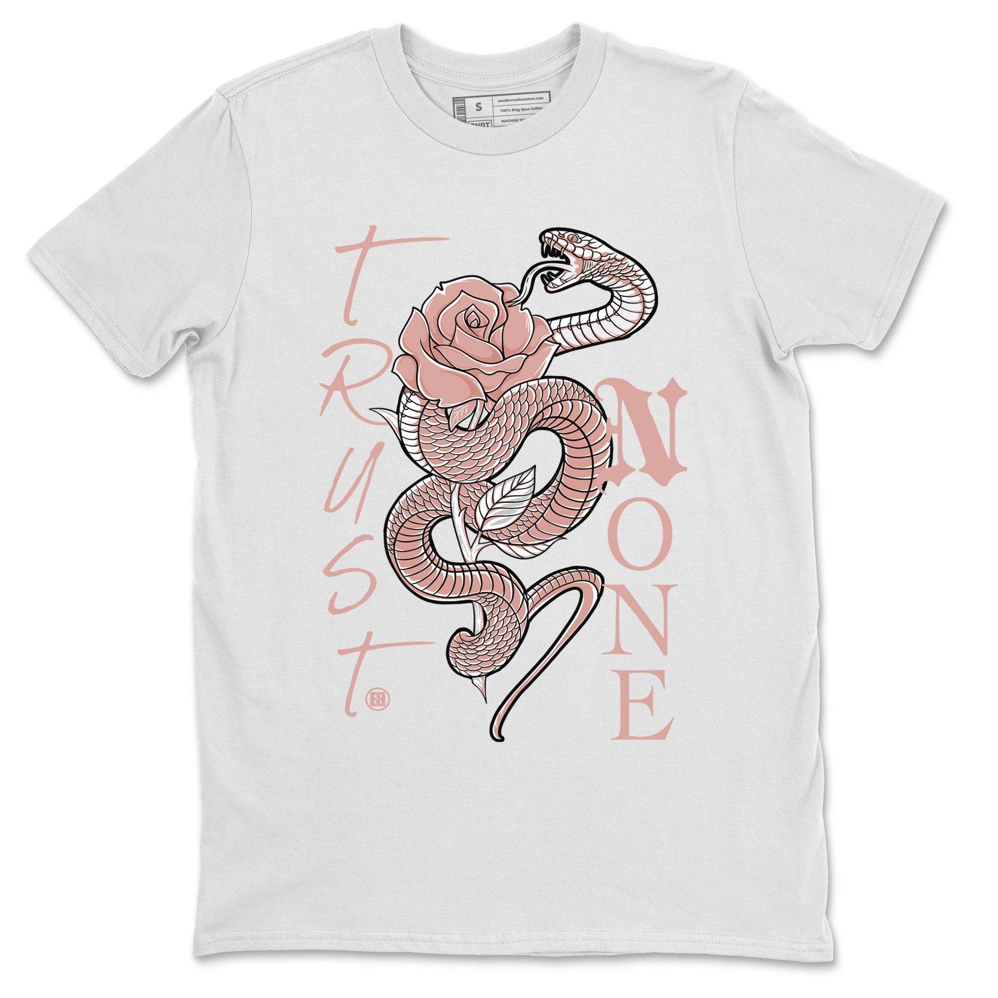 Dunk Low WMNS Rose Whisper shirt to match jordans Trust None Streetwear Sneaker Shirt Dunk Rose Whisper Drip Gear Zone Sneaker Matching Clothing Casual Unisex shirts White 2 T-Shirt