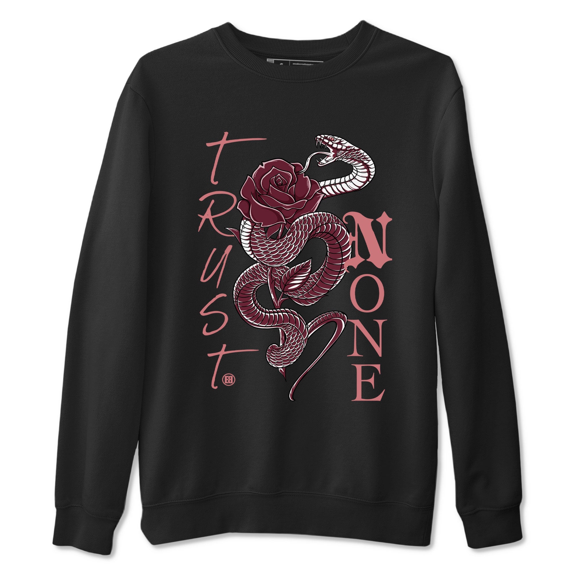 Dunks Valentines Day shirt to match jordans Trust None sneaker tees Dunks Valentine's Day Drip Gear Zone unisex cotton Black 2 crew neck shirt