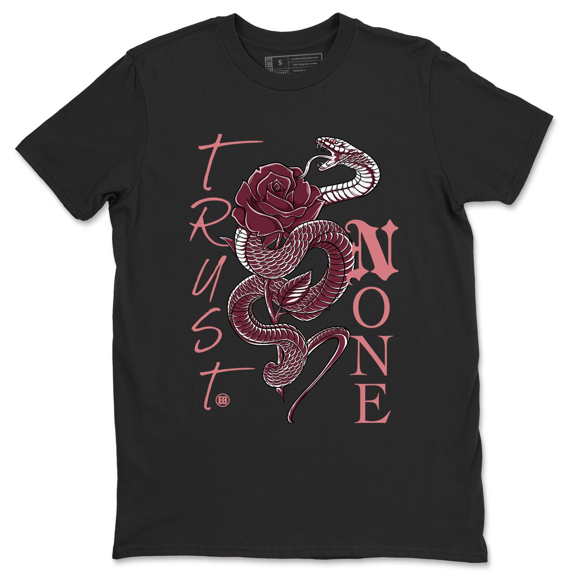 Dunks Valentines Day shirt to match jordans Trust None sneaker tees Dunks Valentine's Day Drip Gear Zone unisex cotton Black 2 crew neck shirt