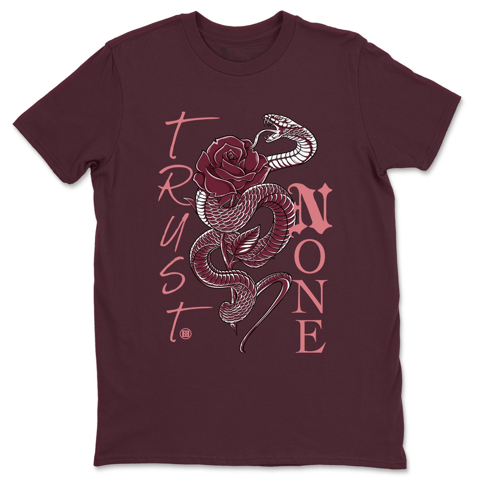Dunks Valentines Day shirt to match jordans Trust None sneaker tees Dunks Valentine's Day Drip Gear Zone unisex cotton Maroon 2 crew neck shirt