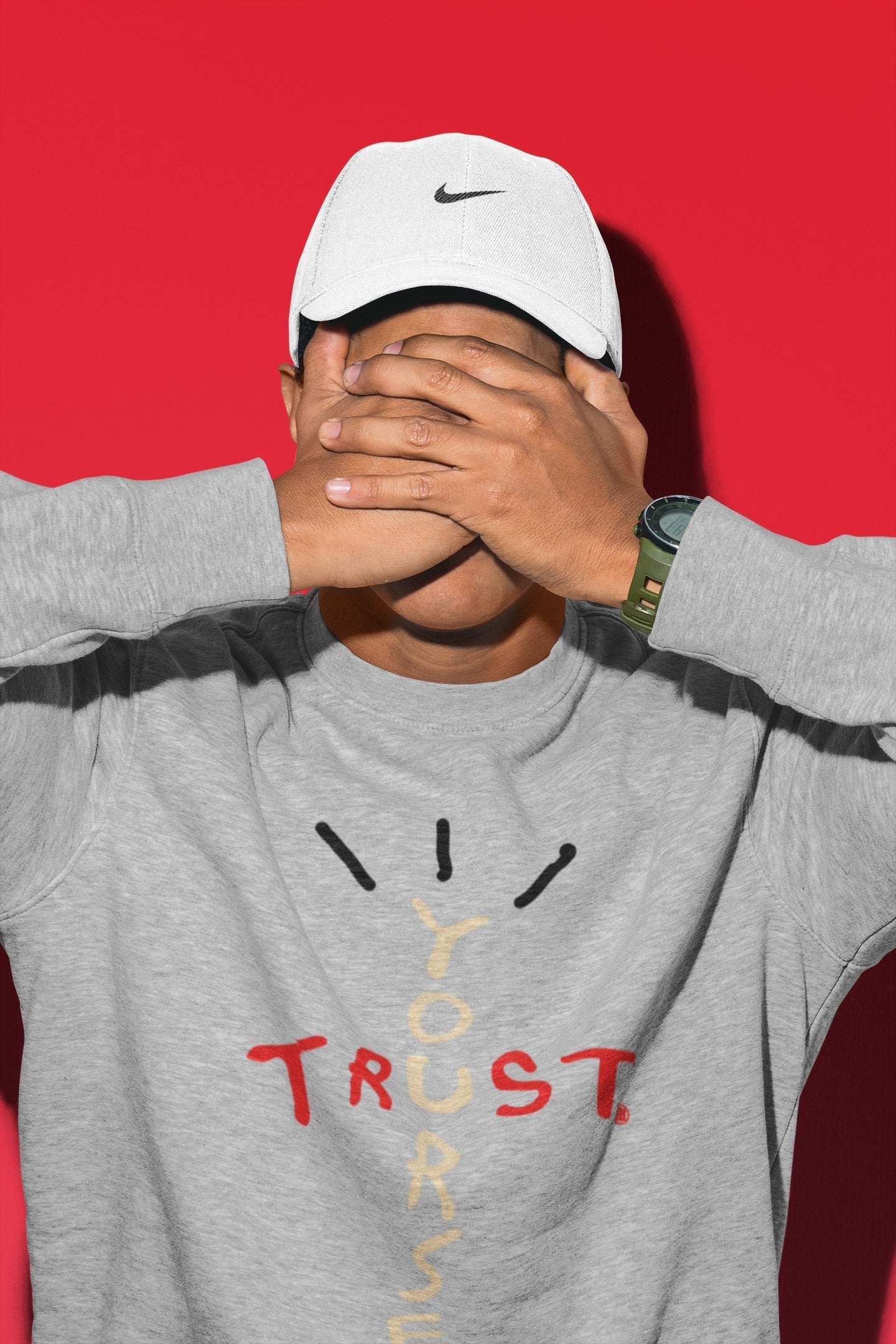 Jordan 2 OFF-WHITE Varsity Red Shirt To Match Jordans Trust Yourself Sneaker Tees Jordan 2 OFF-WHITE Varsity Red Drip Gear Zone Sneaker Matching Clothing Unisex Shirts