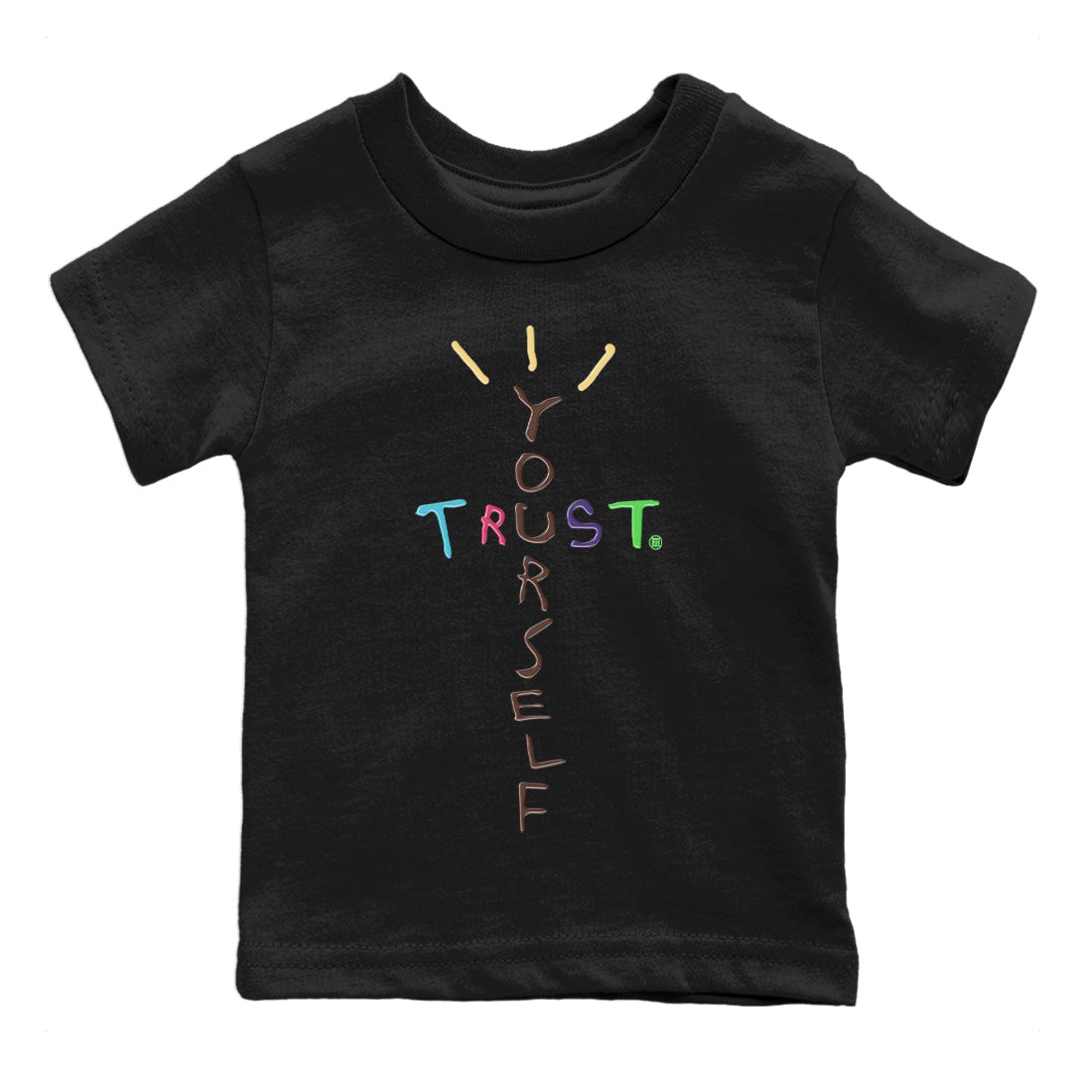 Air Force 1 Undefeated Fauna Brown Sneaker Match Tees Trust Yourself Sneaker Tees Air Force 1 Undefeated Fauna Brown Jordan to match sneaker T-Shirt Kids Shirts