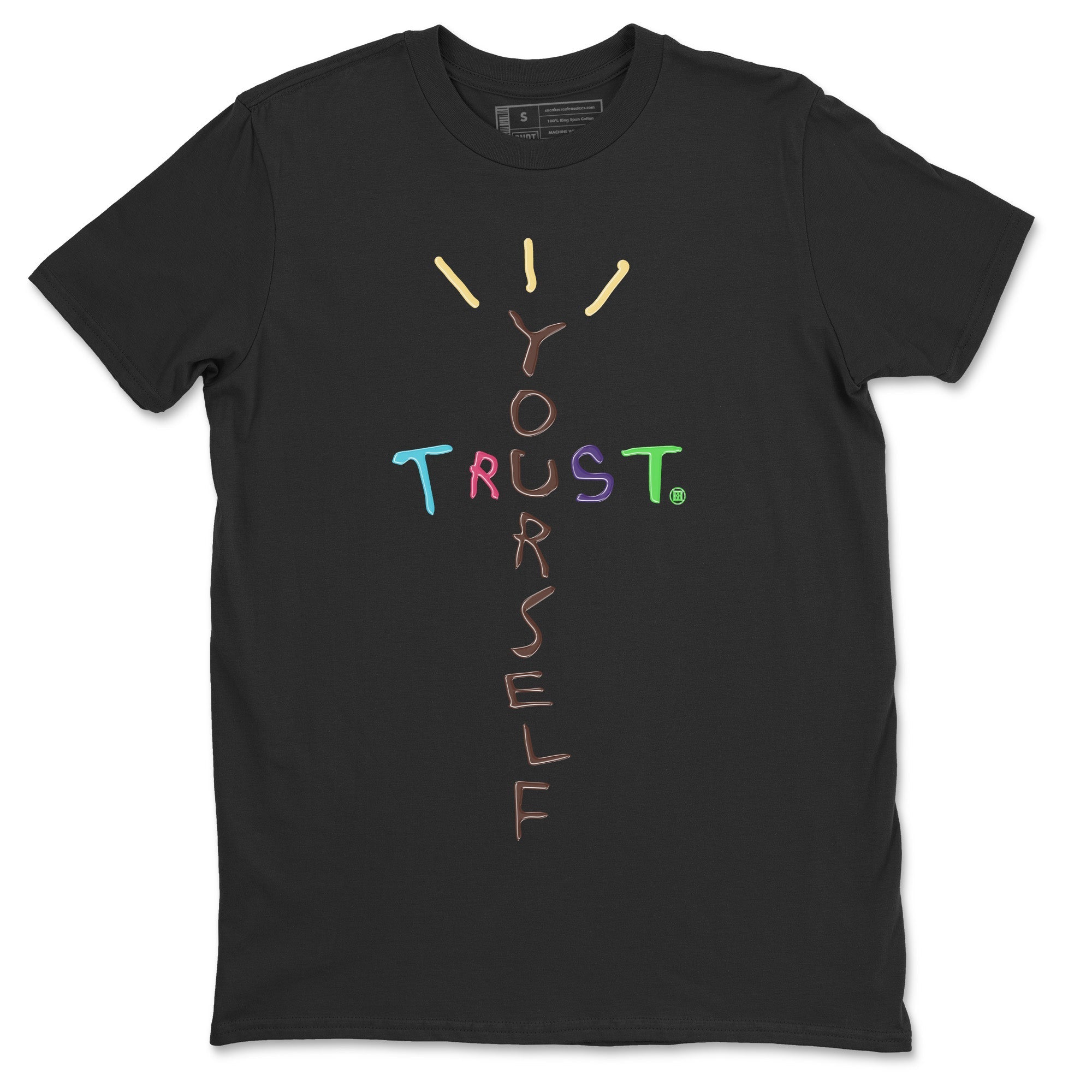 Air Force 1 Undefeated Fauna Brown Sneaker Match Tees Trust Yourself Sneaker Tees Air Force 1 Undefeated Fauna Brown Jordan to match sneaker T-Shirt Crew Neck Shirts