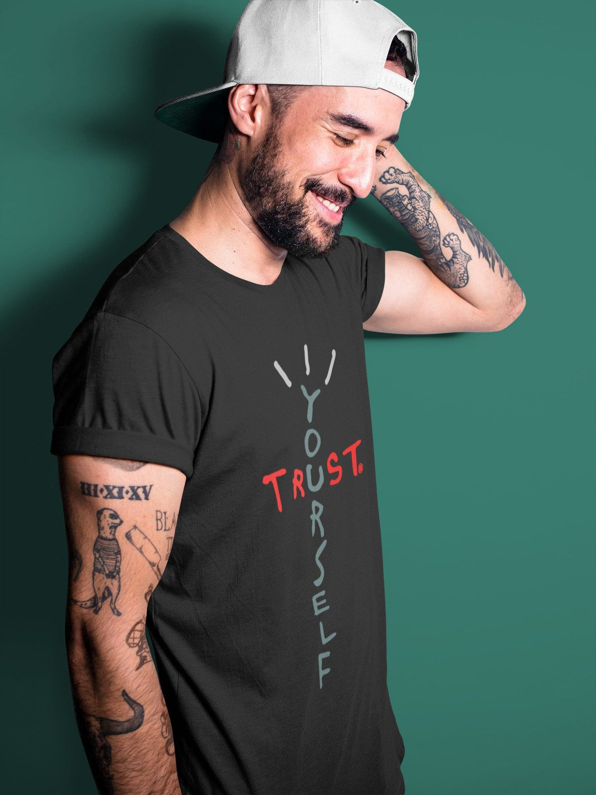 Jordan 1 Element Gore-Tex Black Grey Sneaker Matching T-Shirt Trust Yourself Sneaker Tees Jordan 1 Element Gore-Tex Black Grey Sneaker Release Tees Crew Neck Tees
