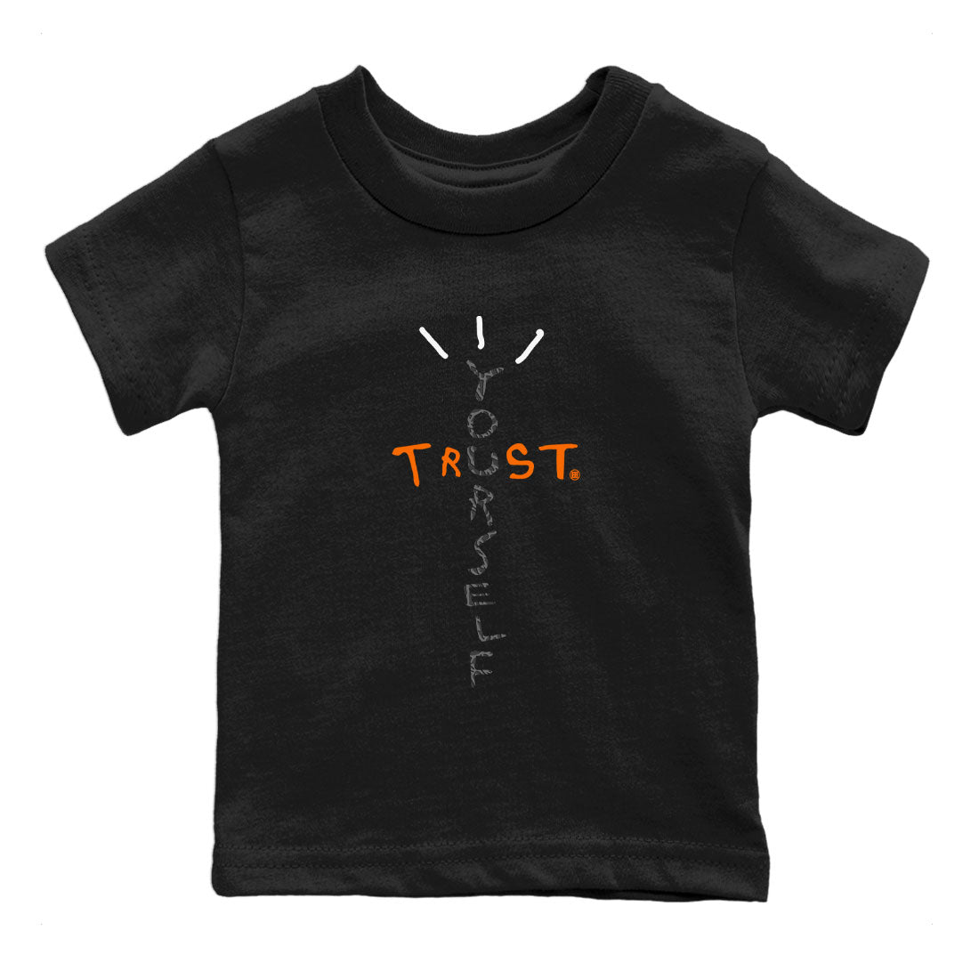 Jordan 3 Retro Fear AJ3 Grey shirt to match jordans Trust Yourself sneaker tees Air Jordan 3 Fear Drip Gear Zone Baby Toddler Black 2 T-Shirt
