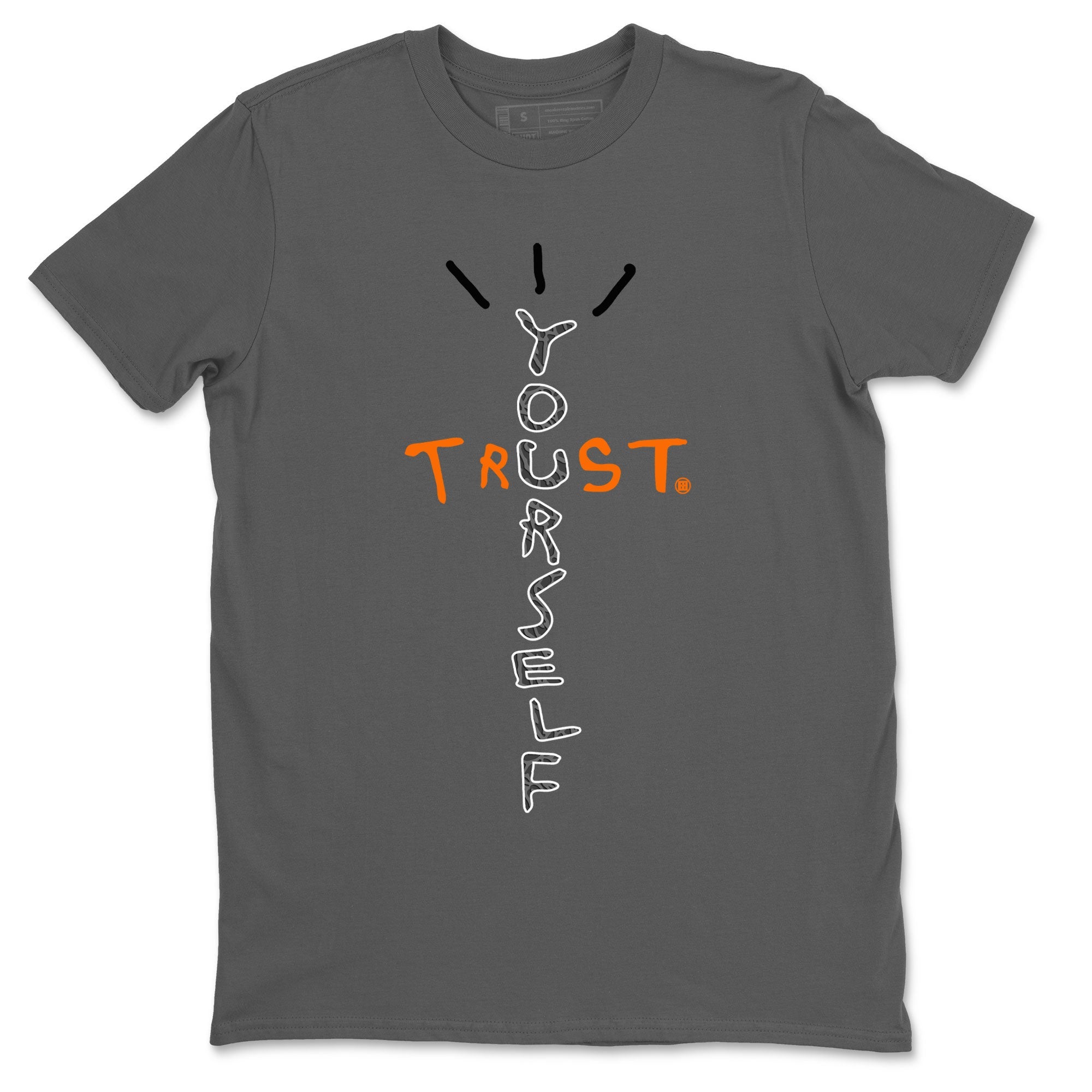 Jordan 3 Retro Fear AJ3 Grey shirt to match jordans Trust Yourself sneaker tees Air Jordan 3 Fear Drip Gear Zone Crew Neck Casual Unisex Cool Grey 2 T-Shirt