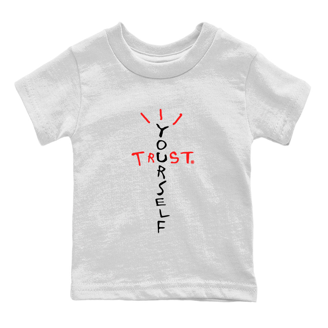 Air Jordan 7 White Infrared Sneaker Match Tees Trust Yourself Streetwear Sneaker Shirt 7s White Infrared Drip Gear Zone Sneaker Matching Clothing Kids Shirts White 2