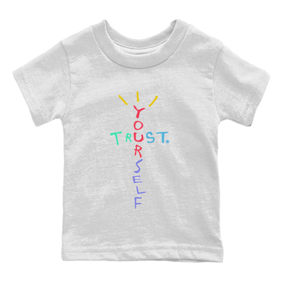 Dunk Easter Candy Sneaker Match Tees Trust Yourself Streetwear Sneaker Shirt Holiday Easter T-Shirt Sneaker Release Tees Kids Shirts White 2