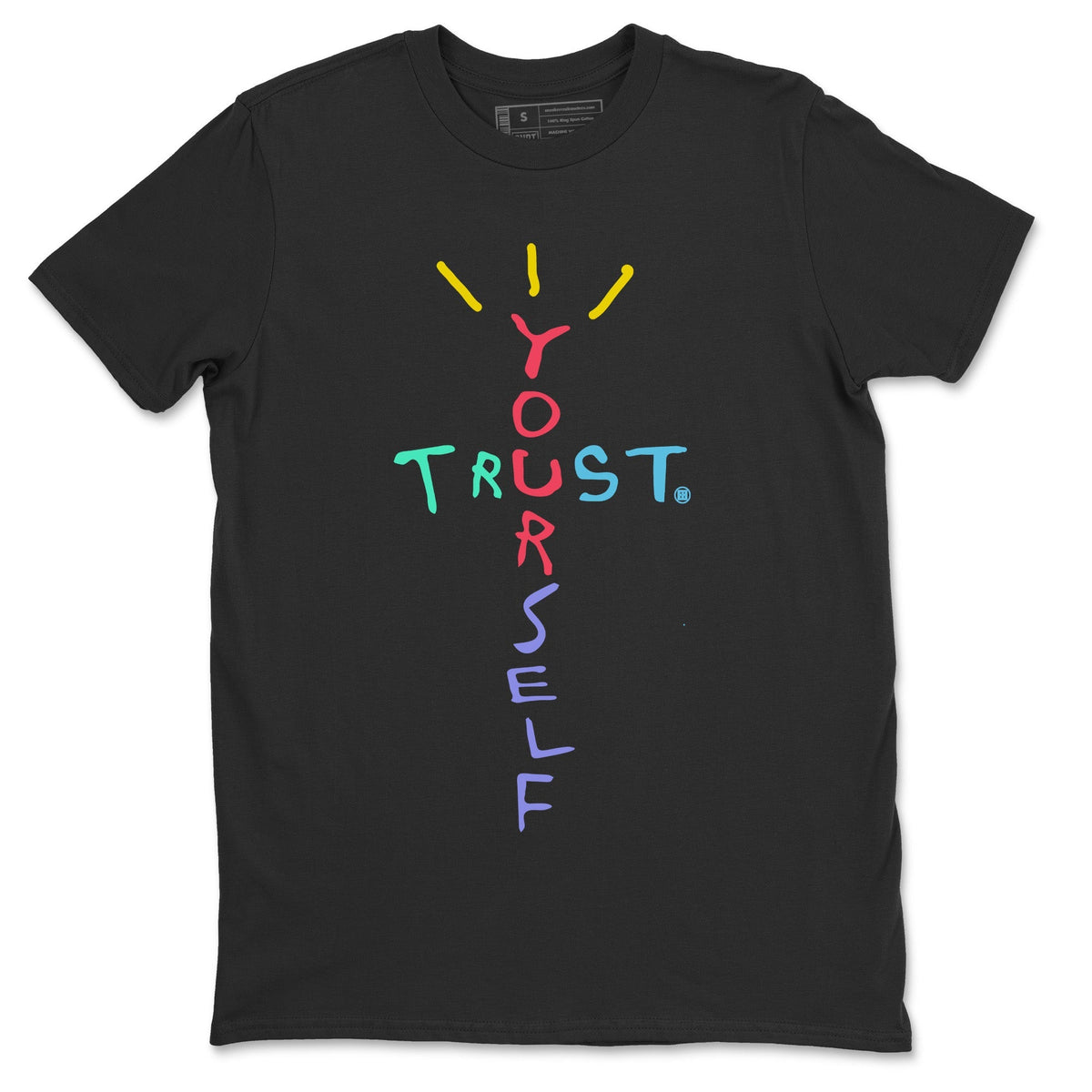 Dunk Easter Candy Sneaker Match Tees Trust Yourself Streetwear Sneaker Shirt Holiday Easter T-Shirt Sneaker Release Tees Unisex Shirts Black 2