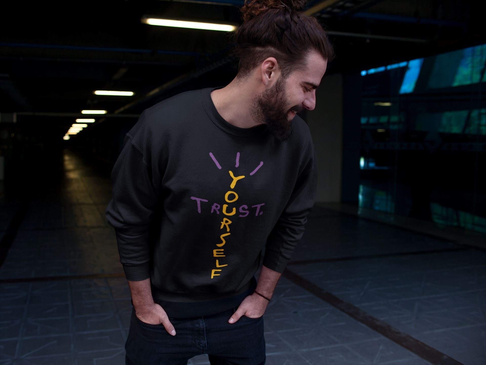 Jordan 1 Brotherhood Sneaker Matching T-Shirt Trust Yourself Sneaker Tees Jordan 1 Brotherhood Sneaker Release Tees Crew Neck Tees