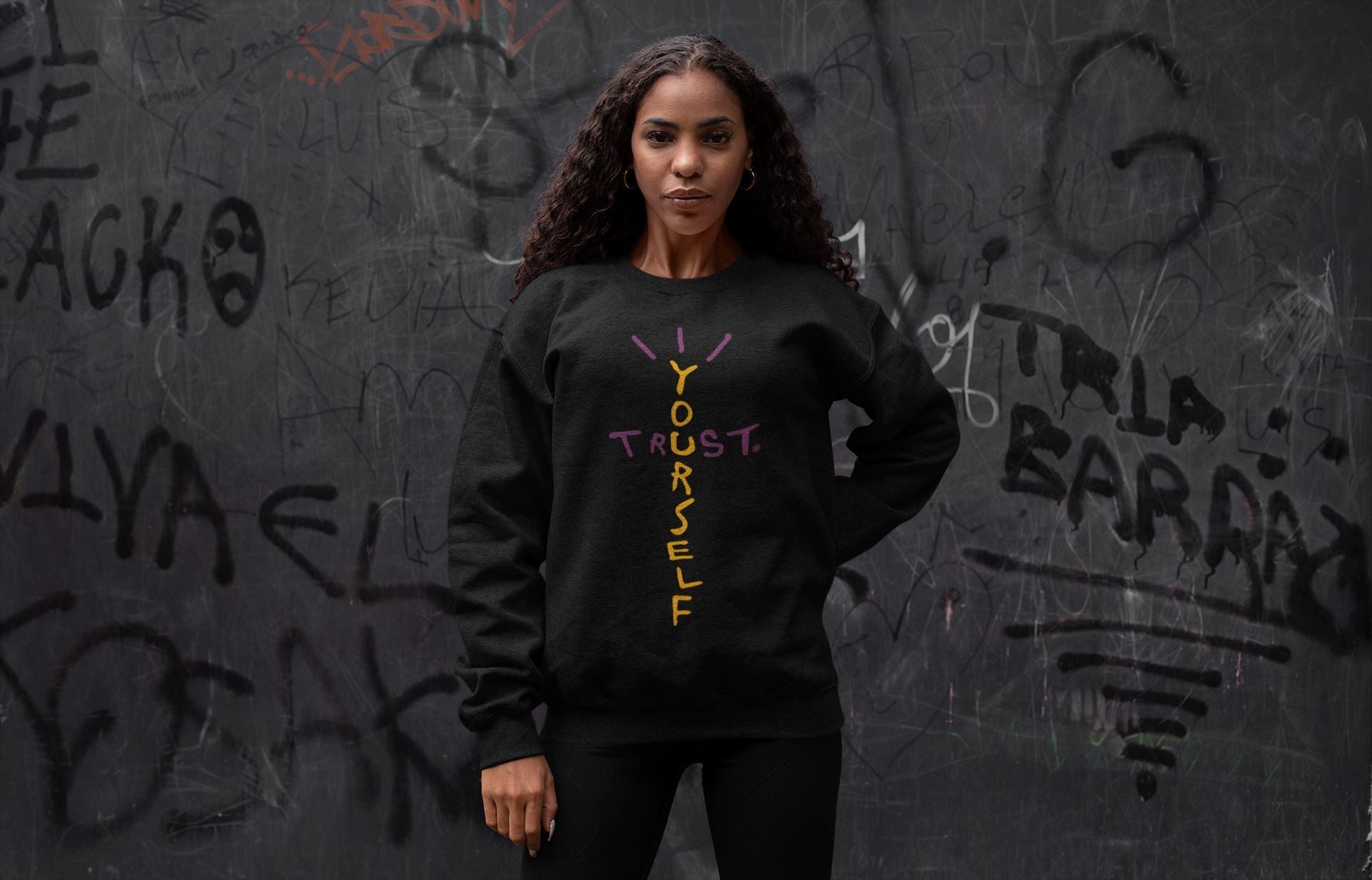 Jordan 1 Brotherhood Sneaker Matching T-Shirt Trust Yourself Sneaker Tees Jordan 1 Brotherhood Sneaker Release Tees Crew Neck Tees