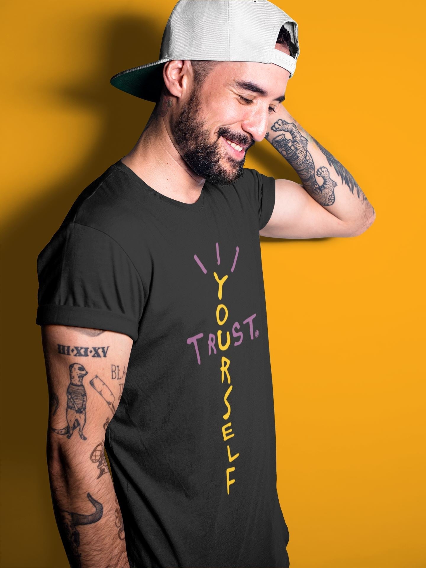 Jordan 1 Brotherhood Sneaker Matching T-Shirt Trust Yourself Sneaker Tees Jordan 1 Brotherhood Sneaker Release Tees Crew Neck Tees