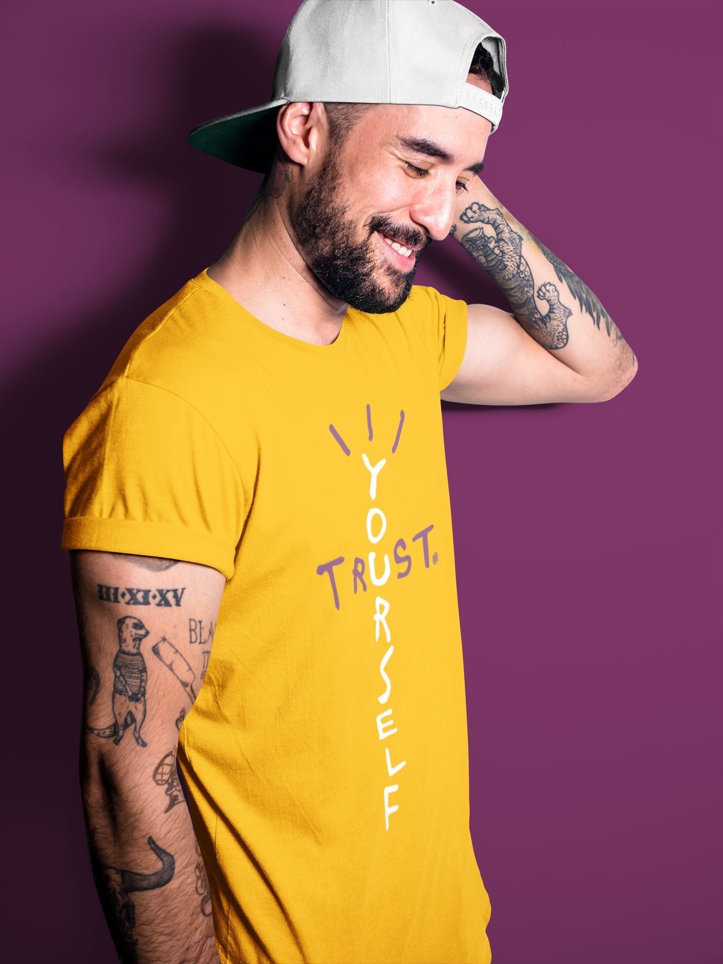 Jordan 1 Brotherhood Sneaker Matching T-Shirt Trust Yourself Sneaker Tees Jordan 1 Brotherhood Sneaker Release Tees Crew Neck Tees