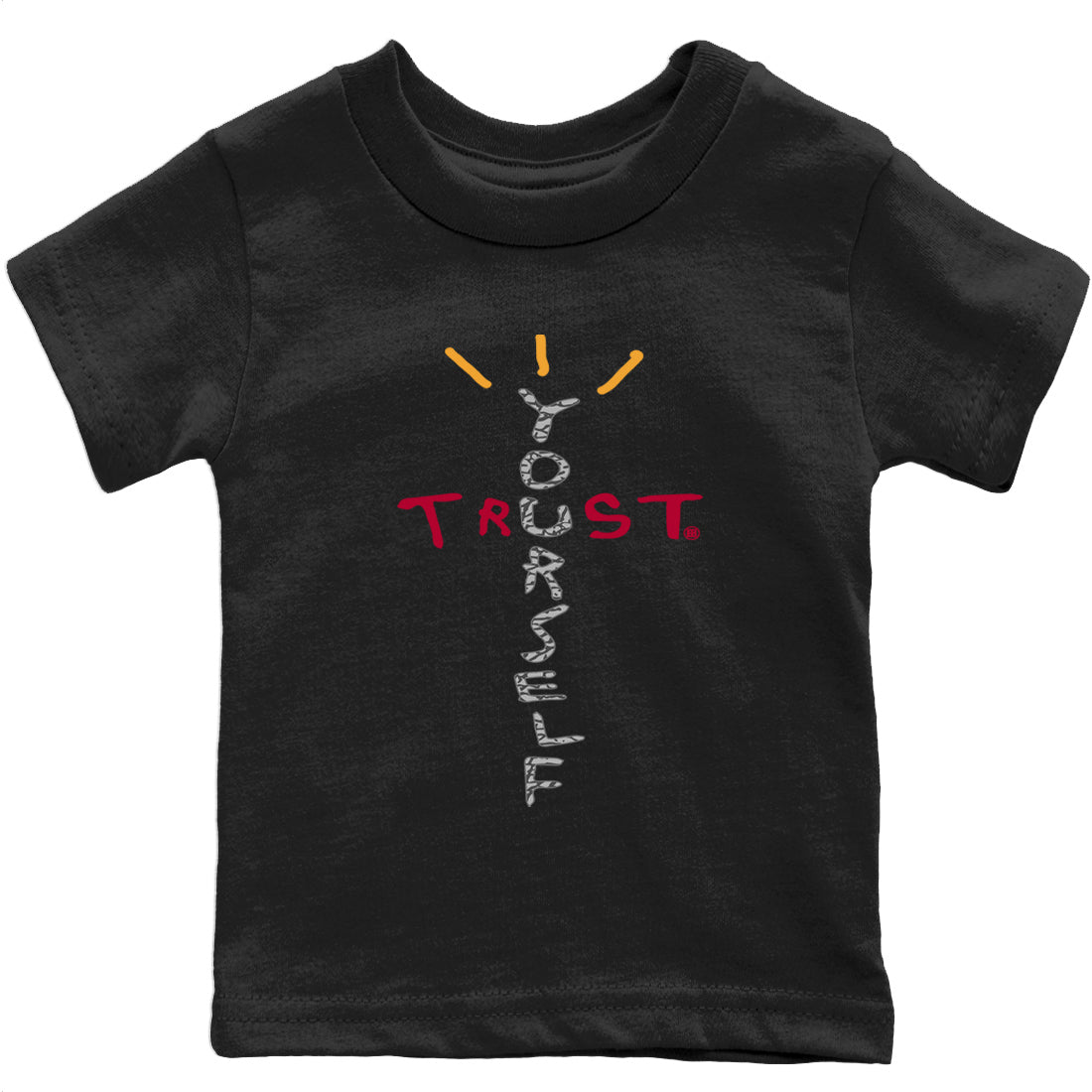 Jordan 3 Cardinal Sneaker Matching T-Shirt Trust Yourself Sneaker Tees Jordan 3 Cardinal Sneaker Release Tees Kids Shirts