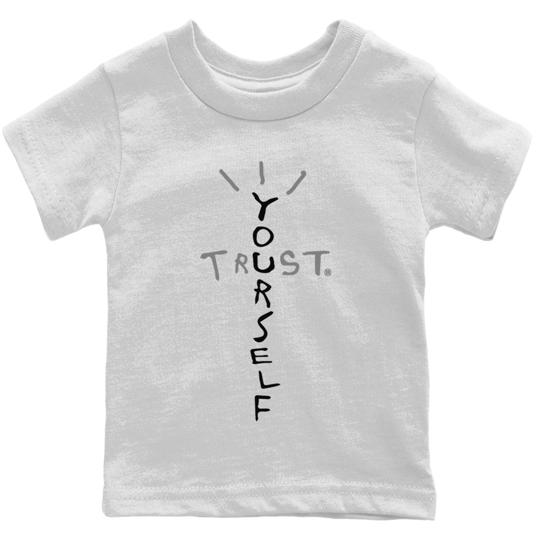 Jordan 4 Black Canvas Sneaker Matching T-Shirt Trust Yourself Sneaker Tees Jordan 4 Black Canvas Sneaker Release Tees Kids Shirts