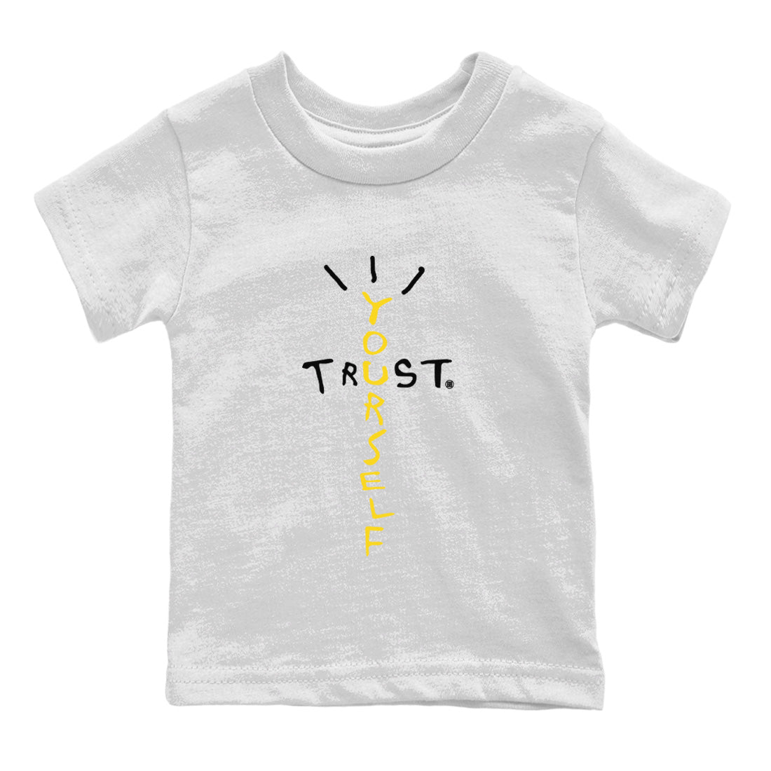  Sneaker Match Tees Trust Yourself Streetwear Sneaker Shirt Air Jordan 4 Retro Thunder Sneaker Release Tees Kids Shirts White 2