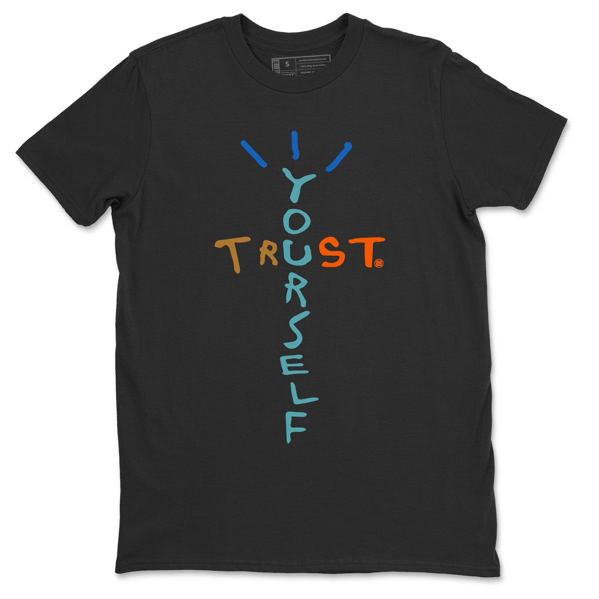 Yeezy 700 Faded Azure Shirt To Match Jordans Trust Yourself Sneaker Tees Yeezy 700 Faded Azure Drip Gear Zone Sneaker Matching Clothing Unisex Shirts