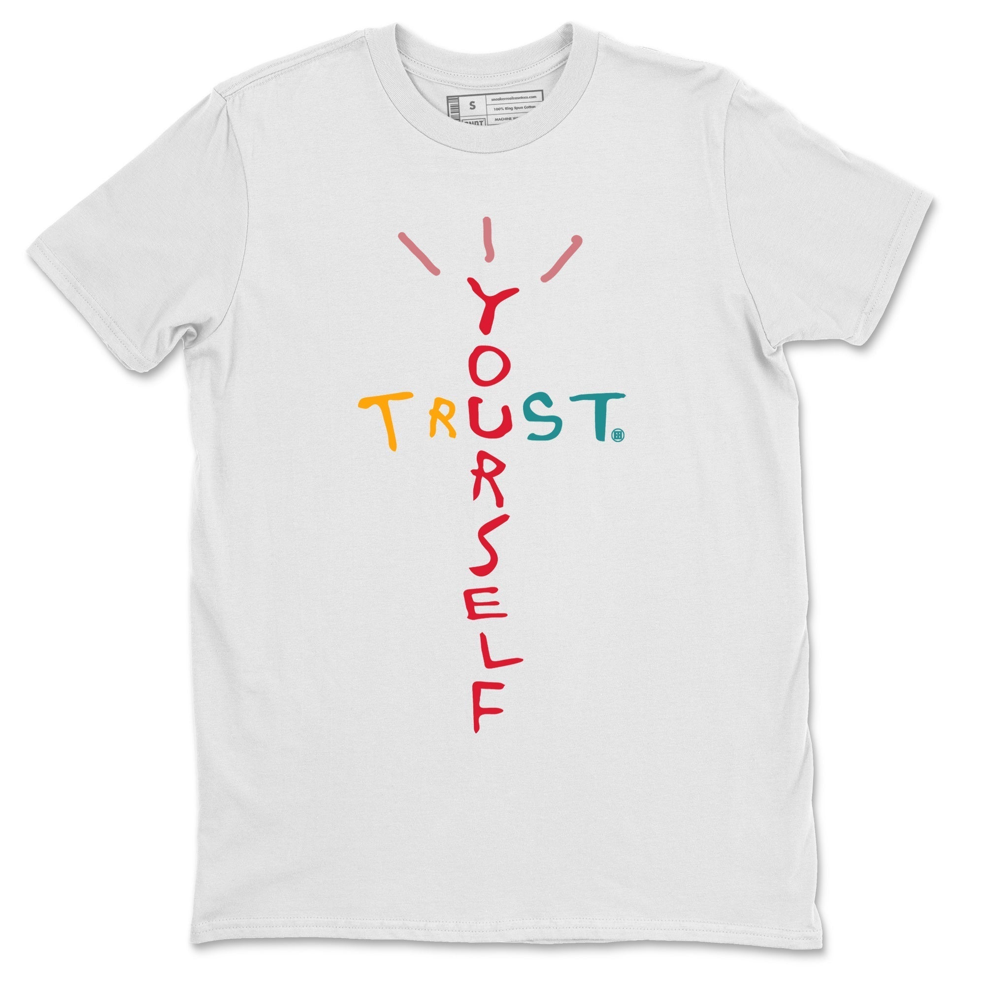 Yeezy 700 Hi-Res Red Shirt To Match Jordans Trust Yourself Sneaker Tees Yeezy 700 Hi-Res Red Drip Gear Zone Sneaker Matching Clothing Unisex Shirts