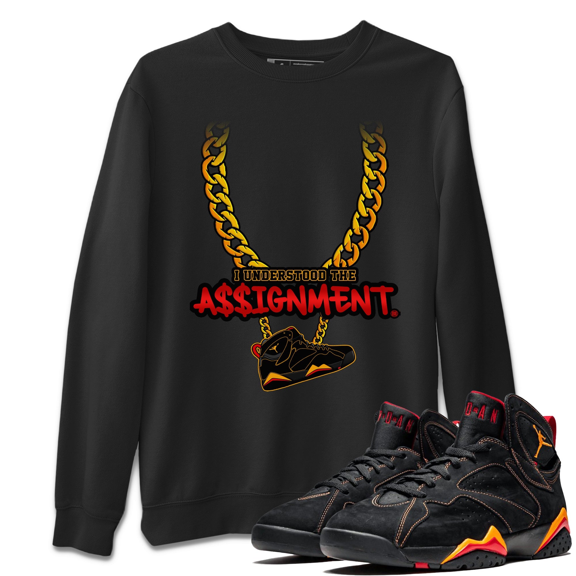 Jordan 7 Citrus Shirt To Match Jordans Understood Assignment Sneaker Tees Jordan 7 Citrus Drip Gear Zone Sneaker Matching Clothing Unisex Shirts