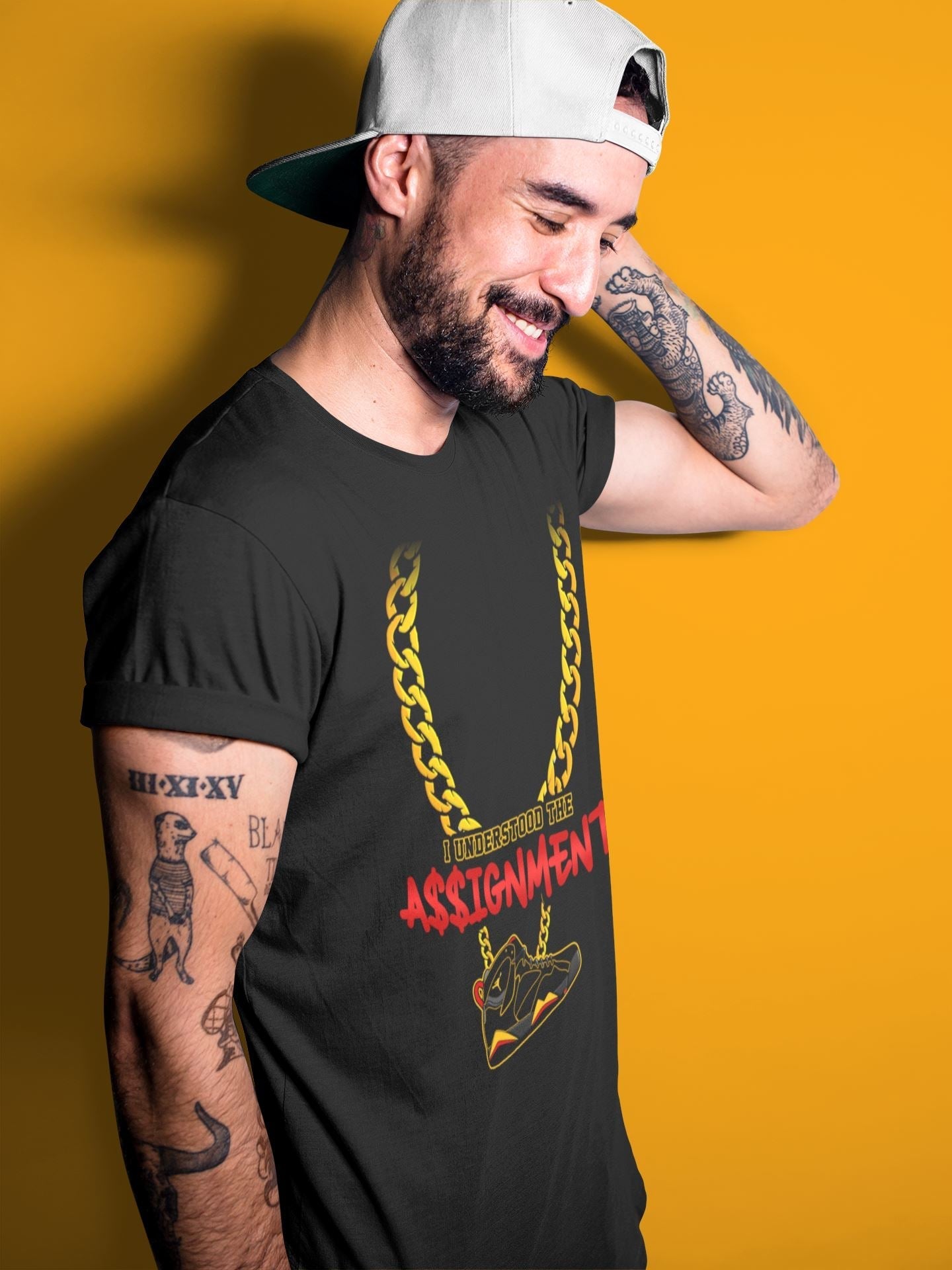 Jordan 7 Citrus Shirt To Match Jordans Understood Assignment Sneaker Tees Jordan 7 Citrus Drip Gear Zone Sneaker Matching Clothing Unisex Shirts