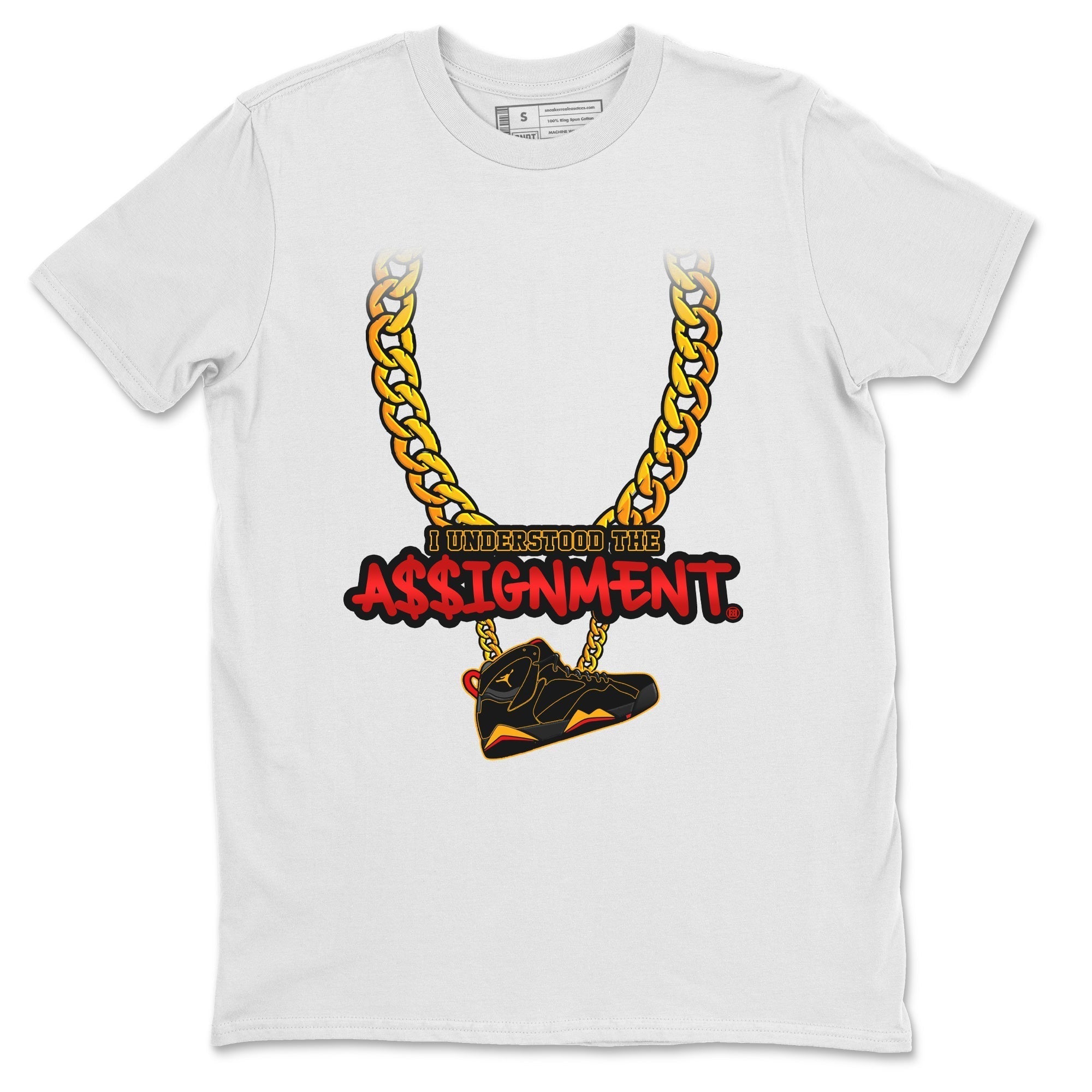 Jordan 7 Citrus Shirt To Match Jordans Understood Assignment Sneaker Tees Jordan 7 Citrus Drip Gear Zone Sneaker Matching Clothing Unisex Shirts