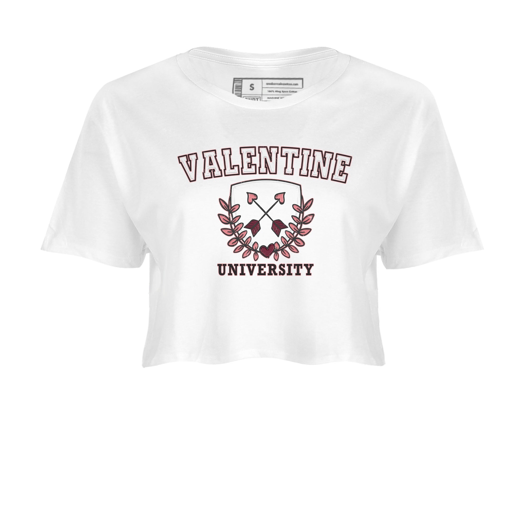 Dunk Valentine's Day shirt to match jordans University sneaker tees Dunks Valentine's Day Drip Gear Zone White 2 crop length shirt