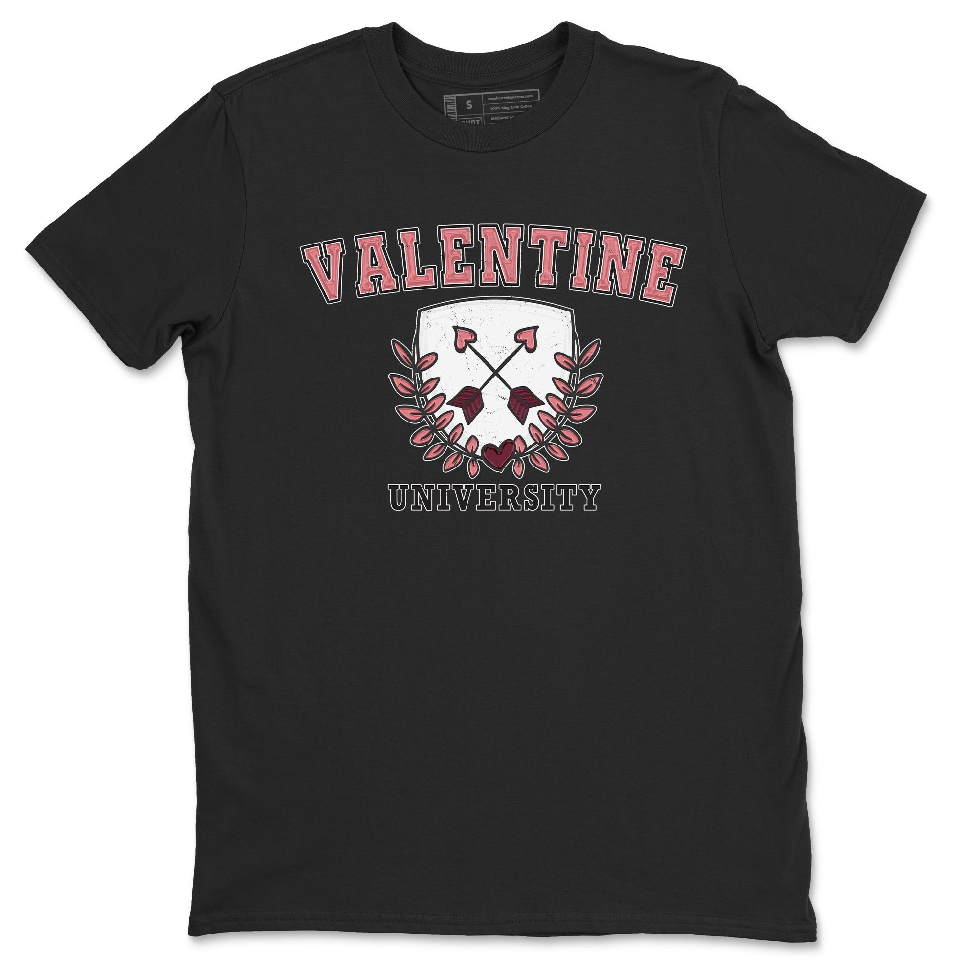 Dunk Valentine's Day shirt to match jordans University sneaker tees Dunks Valentine's Day Drip Gear Zone unisex cotton Black 2 crew neck shirt