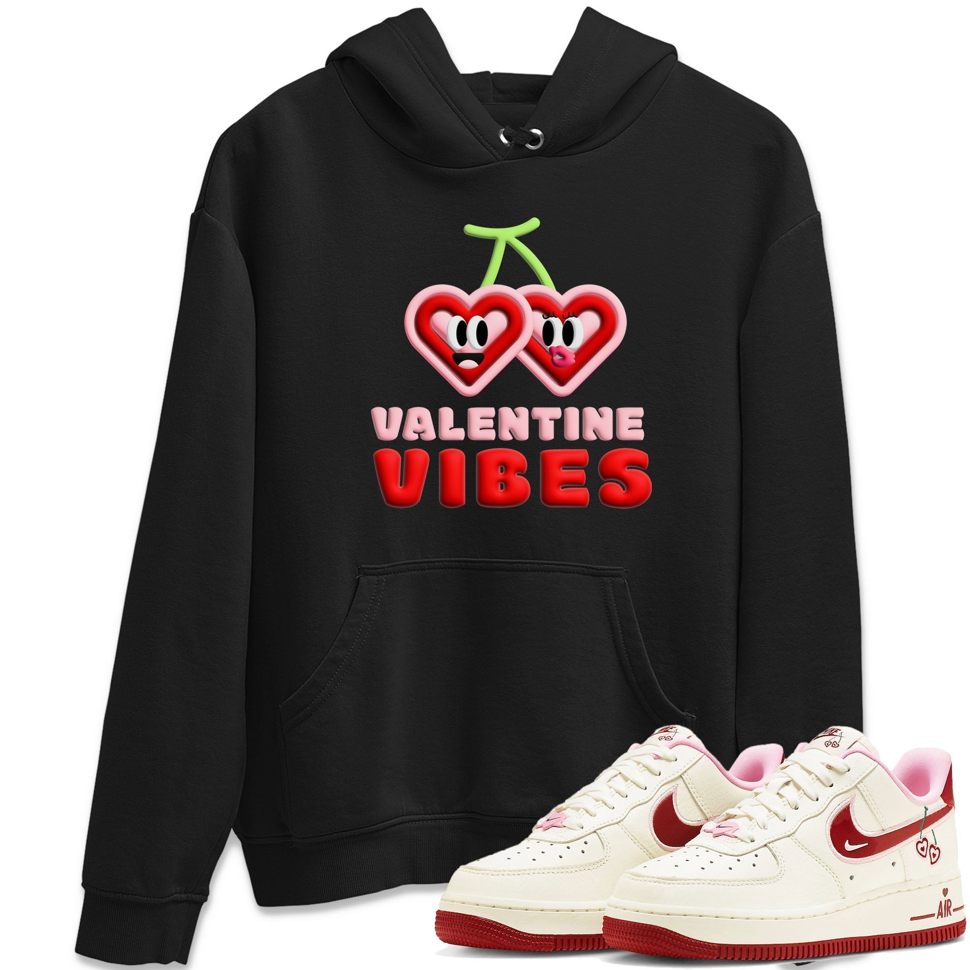 Air Force 1 Valentines Day Sneaker Match Tees Valentines Vibes Sneaker Tees Air Force 1 Valentines Day Jordan to match sneaker T-Shirt Crew Neck Shirts