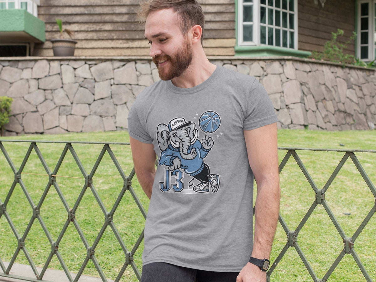 Jordan 3 Valor Blue Shirt To Match Jordans AJ3 Elephant Sneaker Tees Jordan 3 Valor Blue Drip Gear Zone Sneaker Matching Clothing Unisex Shirts