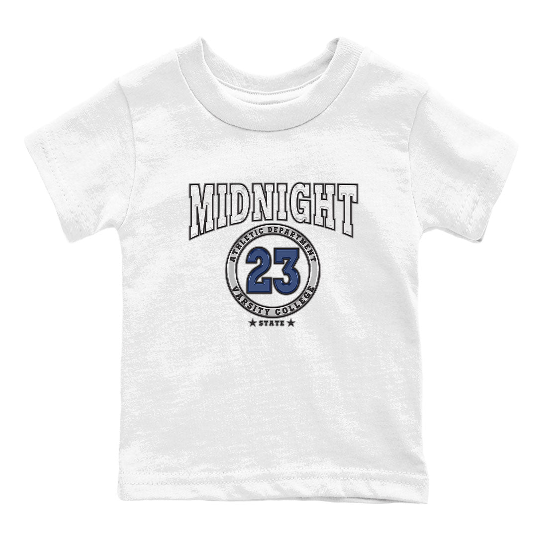 Air Jordan 3 Retro Midnight Navy shirt to match jordans Varsity sneaker shirt 3s Midnight Navy Drip Gear Zone baby toddler White 2 cotton Shirt