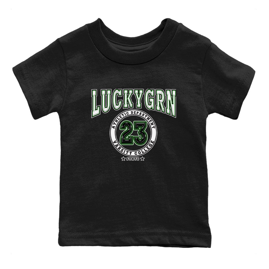 5s Lucky Green shirt to match jordans Varsity sneaker tees Air Jordan 5 Lucky Green Drip Gear Zone baby toddler Black 2 cotton Shirt