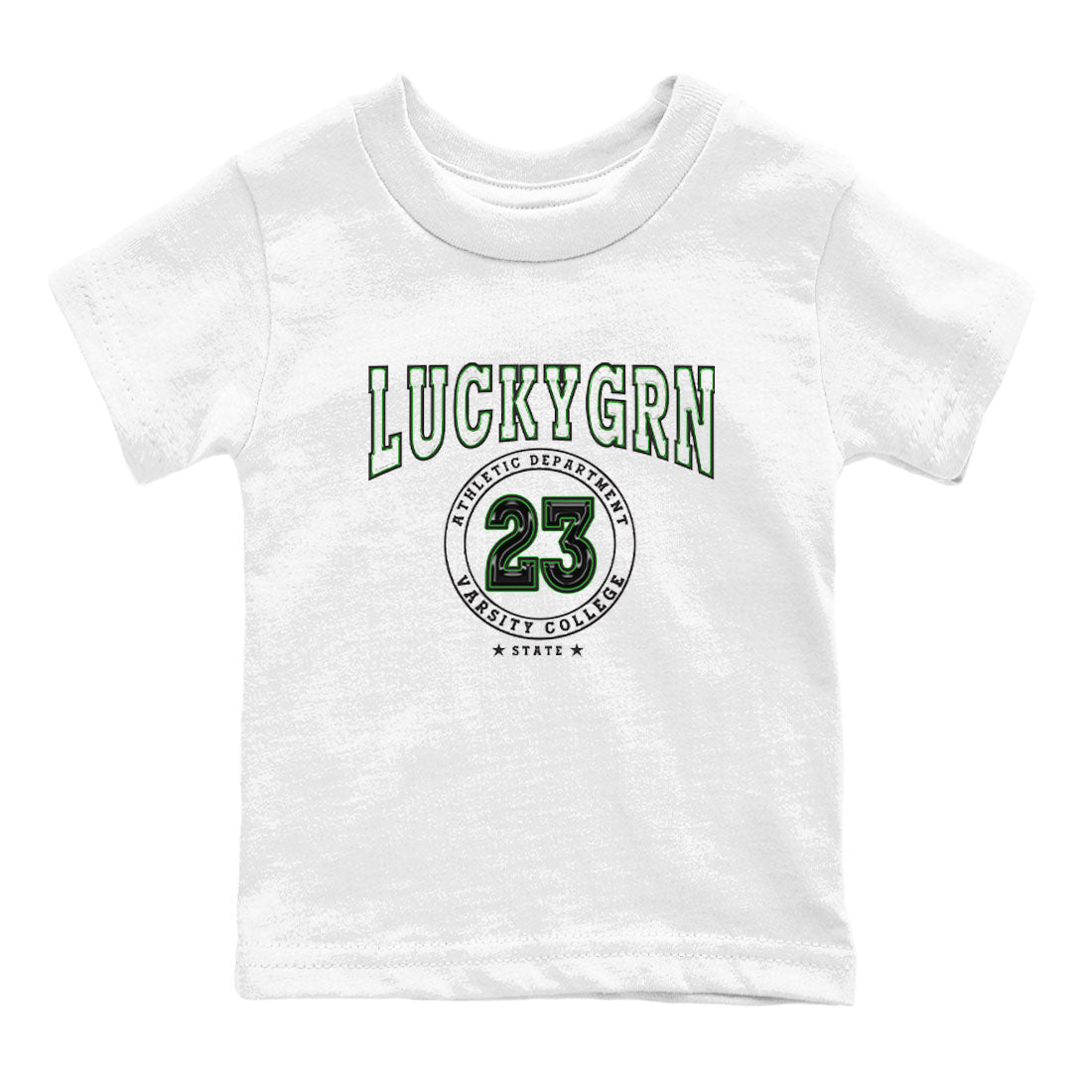 5s Lucky Green shirt to match jordans Varsity sneaker tees Air Jordan 5 Lucky Green Drip Gear Zone baby toddler White 2 cotton Shirt