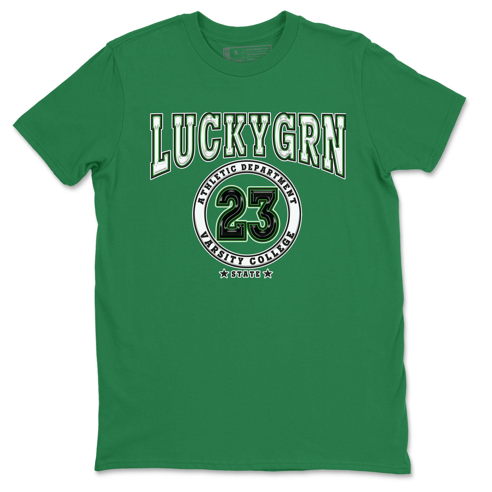 5s Lucky Green shirt to match jordans Varsity sneaker tees Air Jordan 5 Lucky Green Drip Gear Zone unisex cotton Kelly Green 2 crew neck shirt