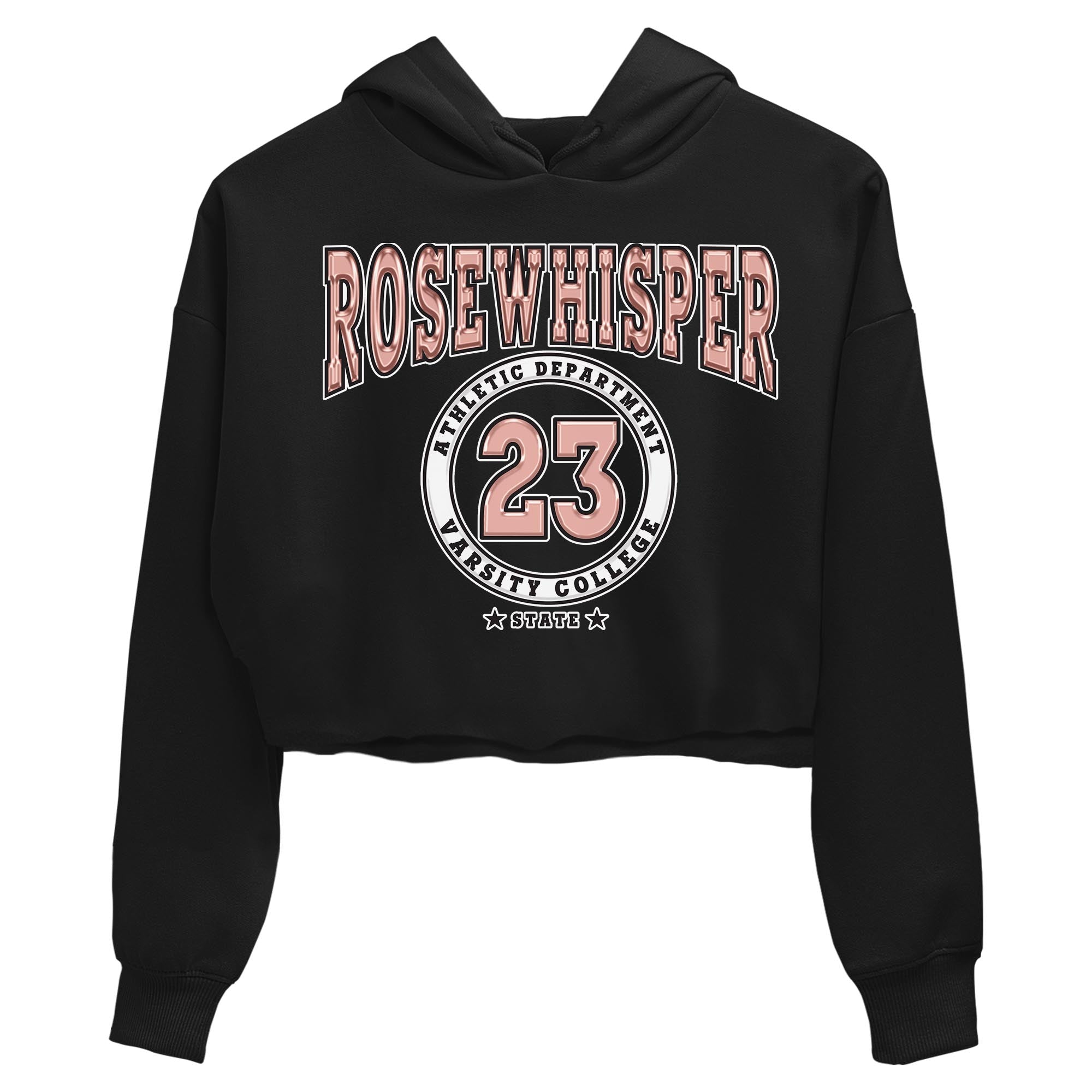 Nike Dunks Low Rose Whisper shirt to match jordans Varsity Streetwear Sneaker Shirt Nike Dunk Rose Whisper Drip Gear Zone Sneaker Matching Clothing Black 2 Crop T-Shirt