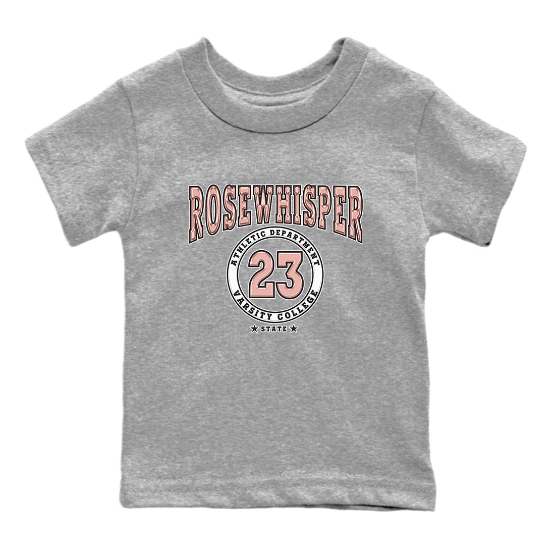 Nike Dunks Low Rose Whisper shirt to match jordans Varsity Streetwear Sneaker Shirt Nike Dunk Rose Whisper Drip Gear Zone Sneaker Matching Clothing Baby Toddler Heather Grey 2 T-Shirt