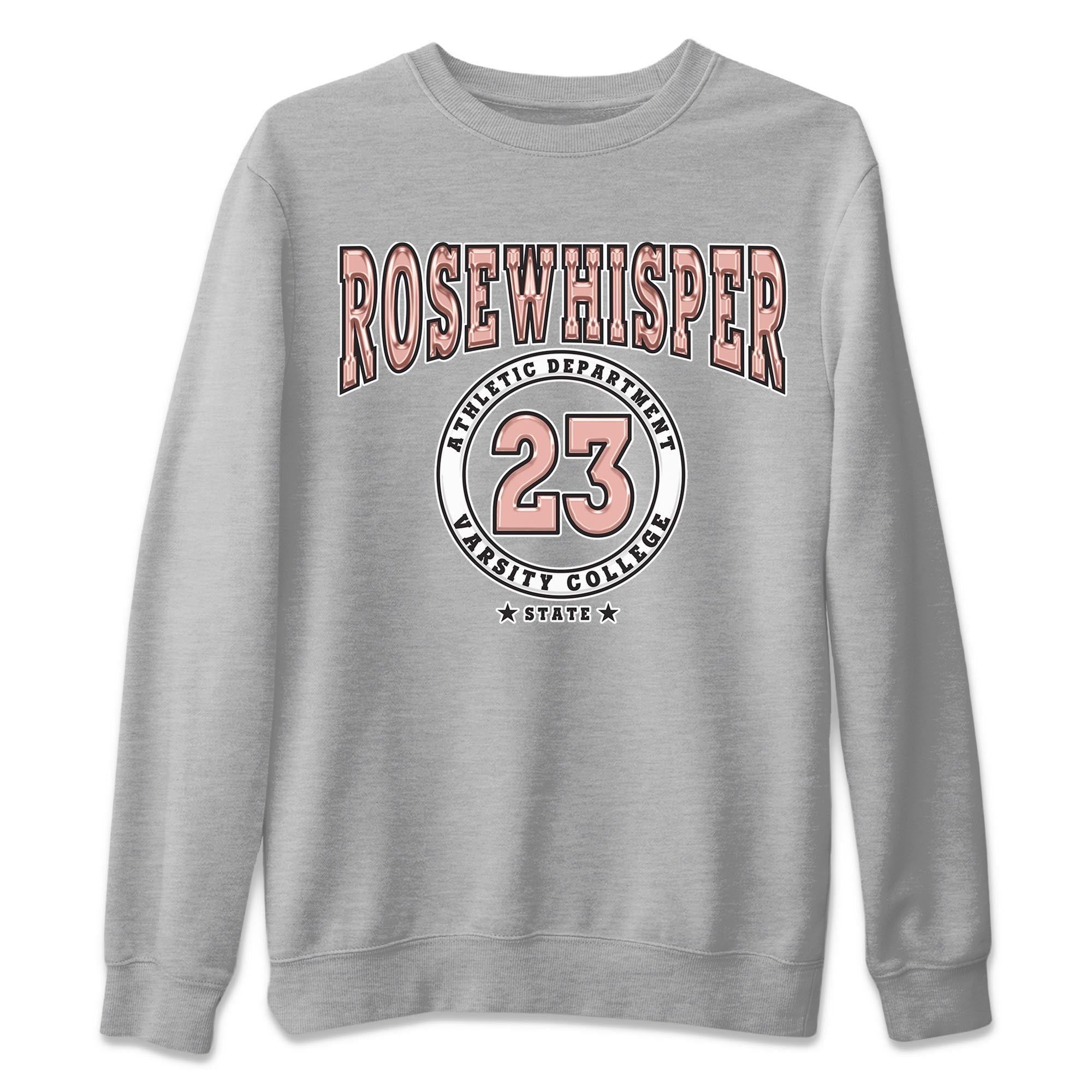 Nike Dunks Low Rose Whisper shirt to match jordans Varsity Streetwear Sneaker Shirt Nike Dunk Rose Whisper Drip Gear Zone Sneaker Matching Clothing Unisex Heather Grey 2 T-Shirt