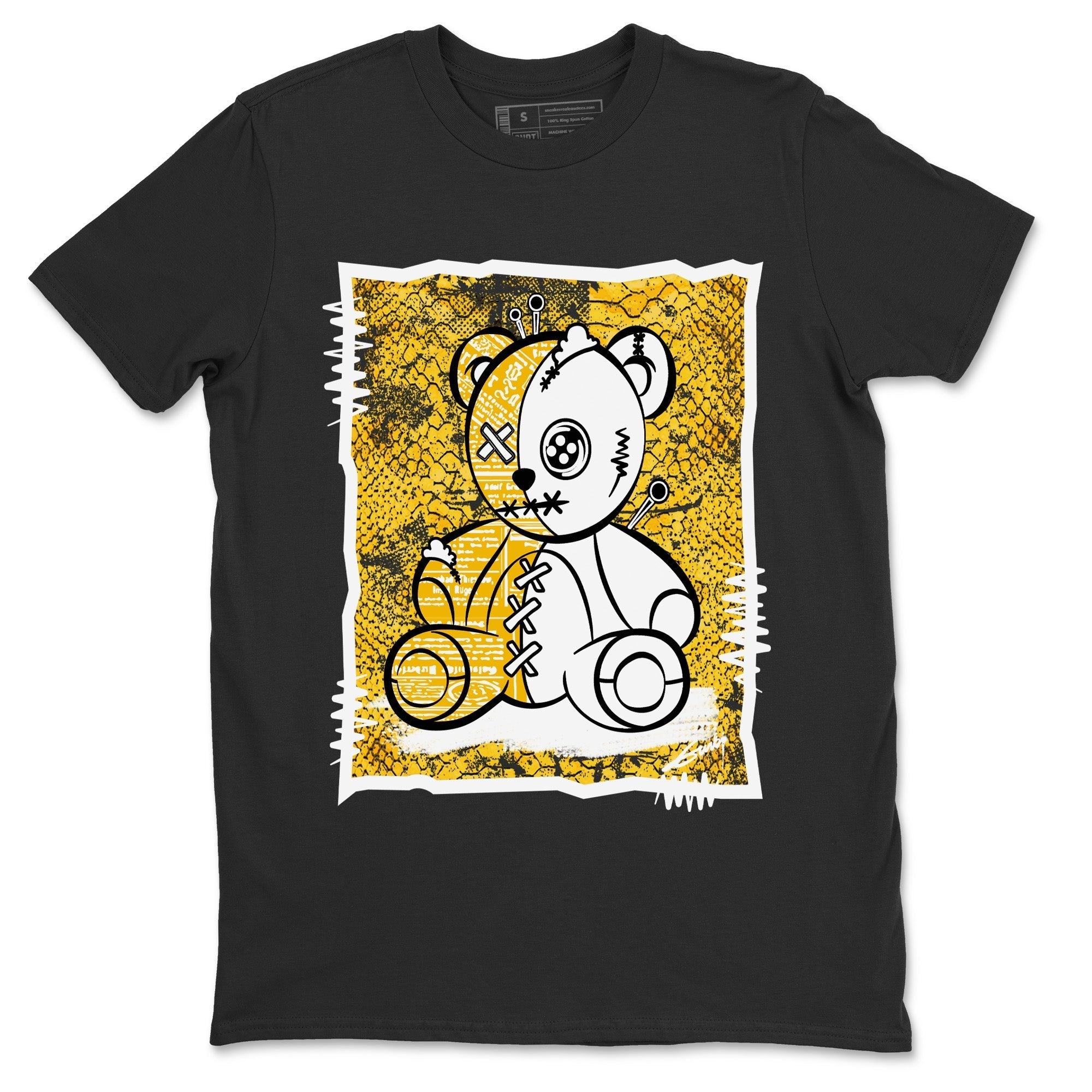 Jordan 11 Yellow Python Shirt To Match Jordans Vintage Bear Sneaker Tees Jordan 11 Yellow Python Drip Gear Zone Sneaker Matching Clothing Unisex Shirts