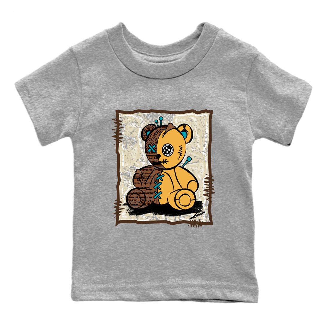 Air Jordan 4 Cacao Wow shirt to match jordans Vintage Bear Streetwear Sneaker Shirt Air Jordan 4 Cacao Wow Drip Gear Zone Sneaker Matching Clothing Baby Toddler Heather Grey 2 T-Shirt