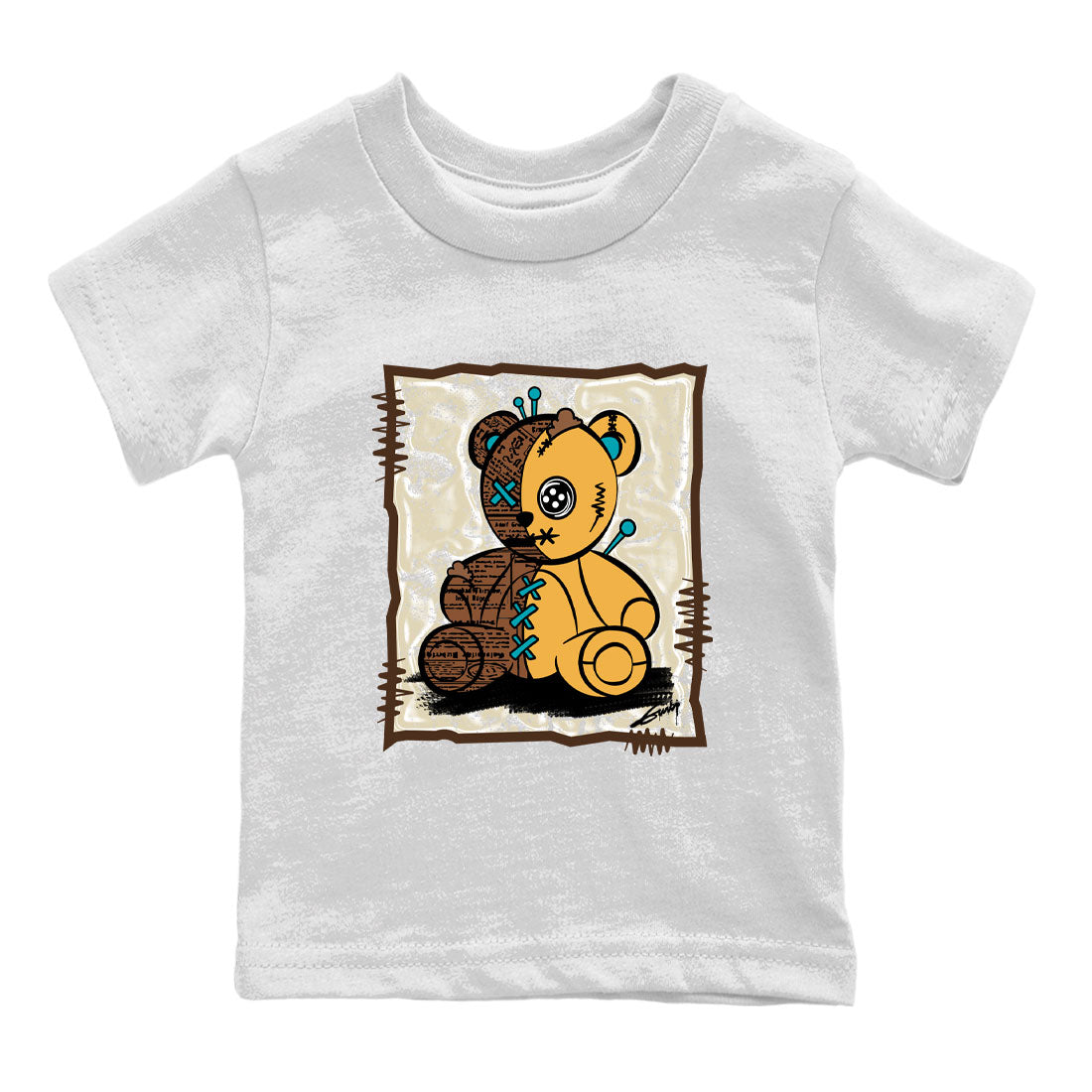 Air Jordan 4 Cacao Wow shirt to match jordans Vintage Bear Streetwear Sneaker Shirt Air Jordan 4 Cacao Wow Drip Gear Zone Sneaker Matching Clothing Baby Toddler White 2 T-Shirt