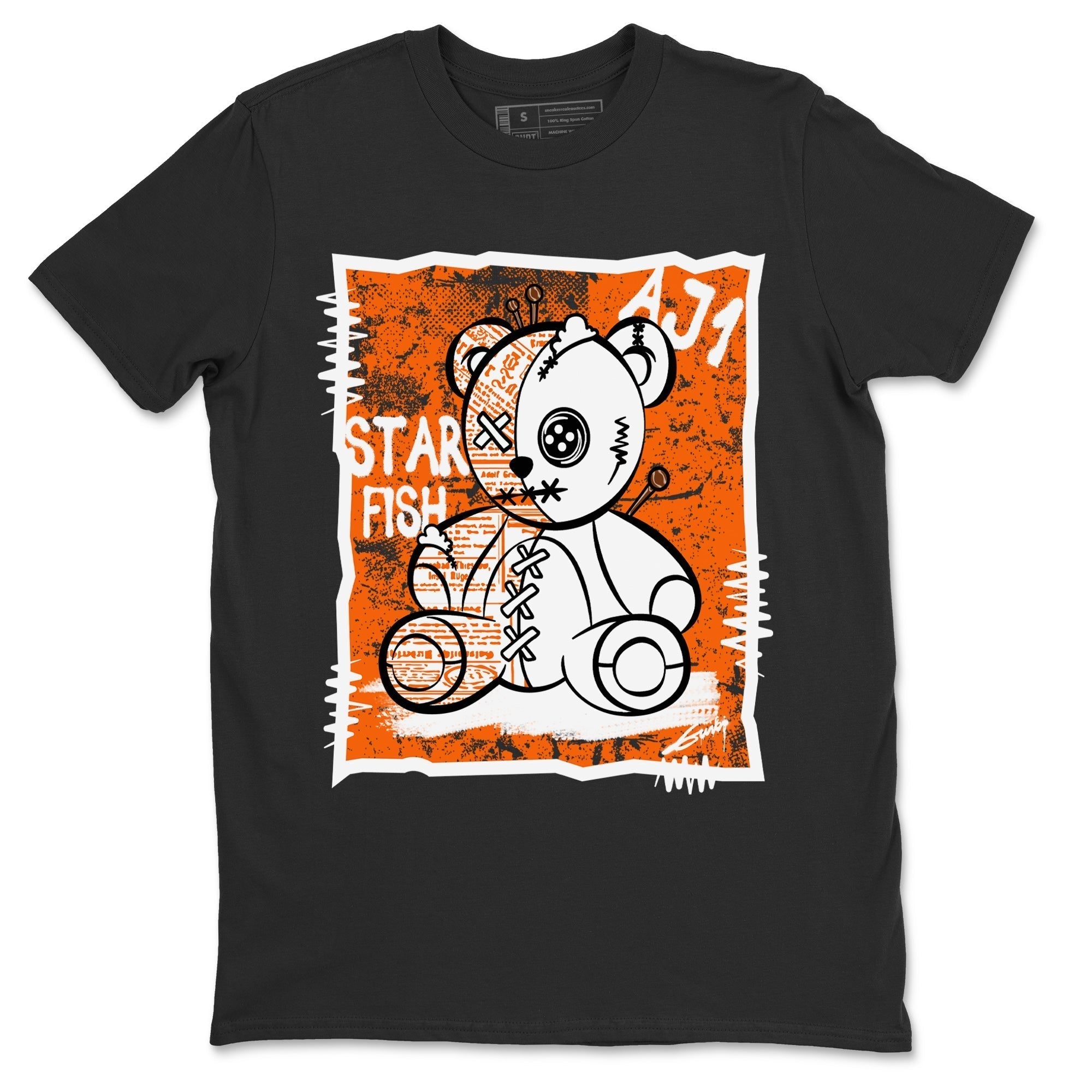 Jordan 1 Starfish Shirt To Match Jordans Vintage Bear Sneaker Tees Jordan 1 Starfish Drip Gear Zone Sneaker Matching Clothing Unisex Shirts