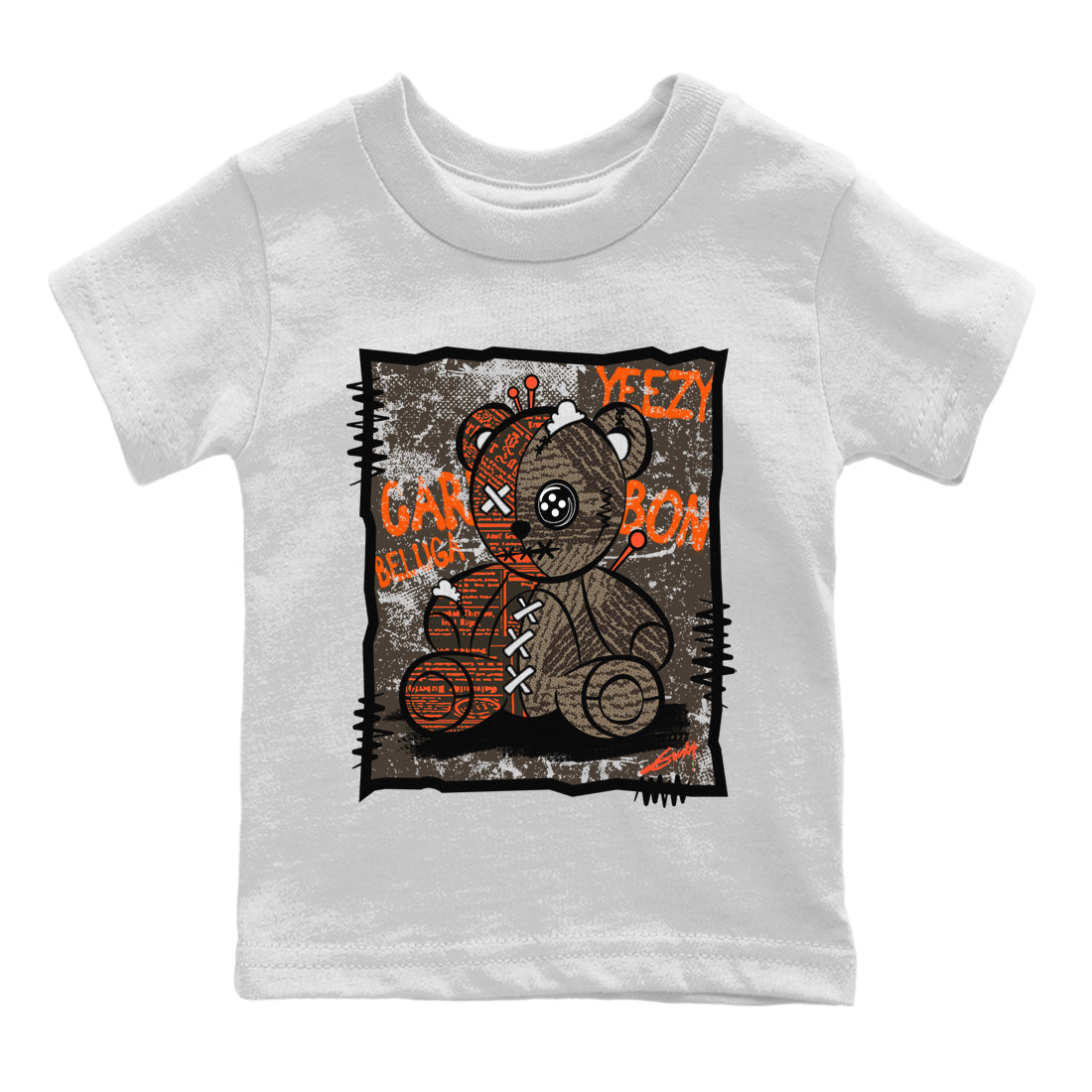 Yeezy 350 Carbon Beluga Shirt To Match Jordans Vintage Bear Sneaker Tees Yeezy 350 Carbon Beluga Drip Gear Zone Sneaker Matching Clothing Kids Shirts