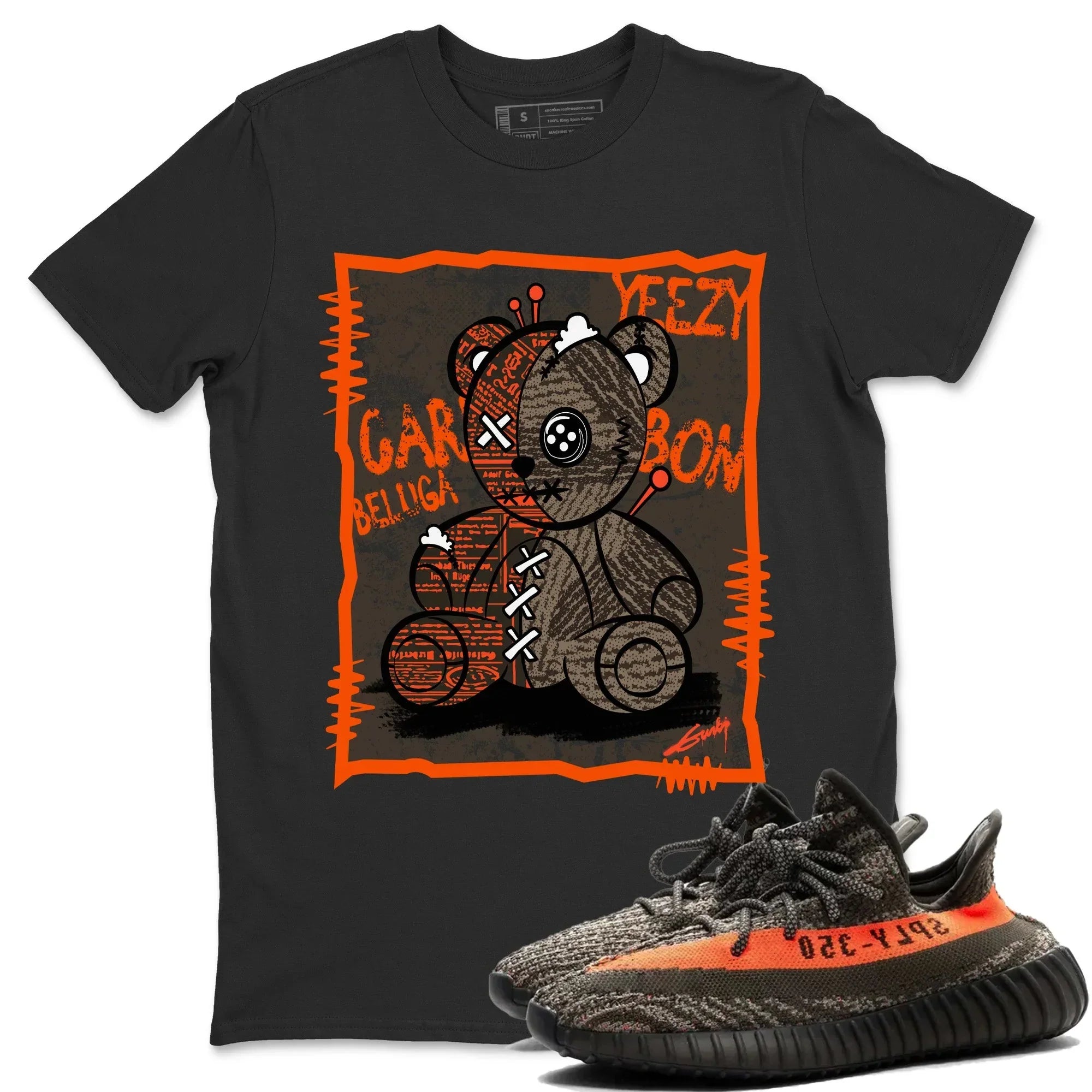 Yeezy 350 Carbon Beluga Shirt To Match Jordans Vintage Bear Sneaker Tees Yeezy 350 Carbon Beluga Drip Gear Zone Sneaker Matching Clothing Unisex Shirts