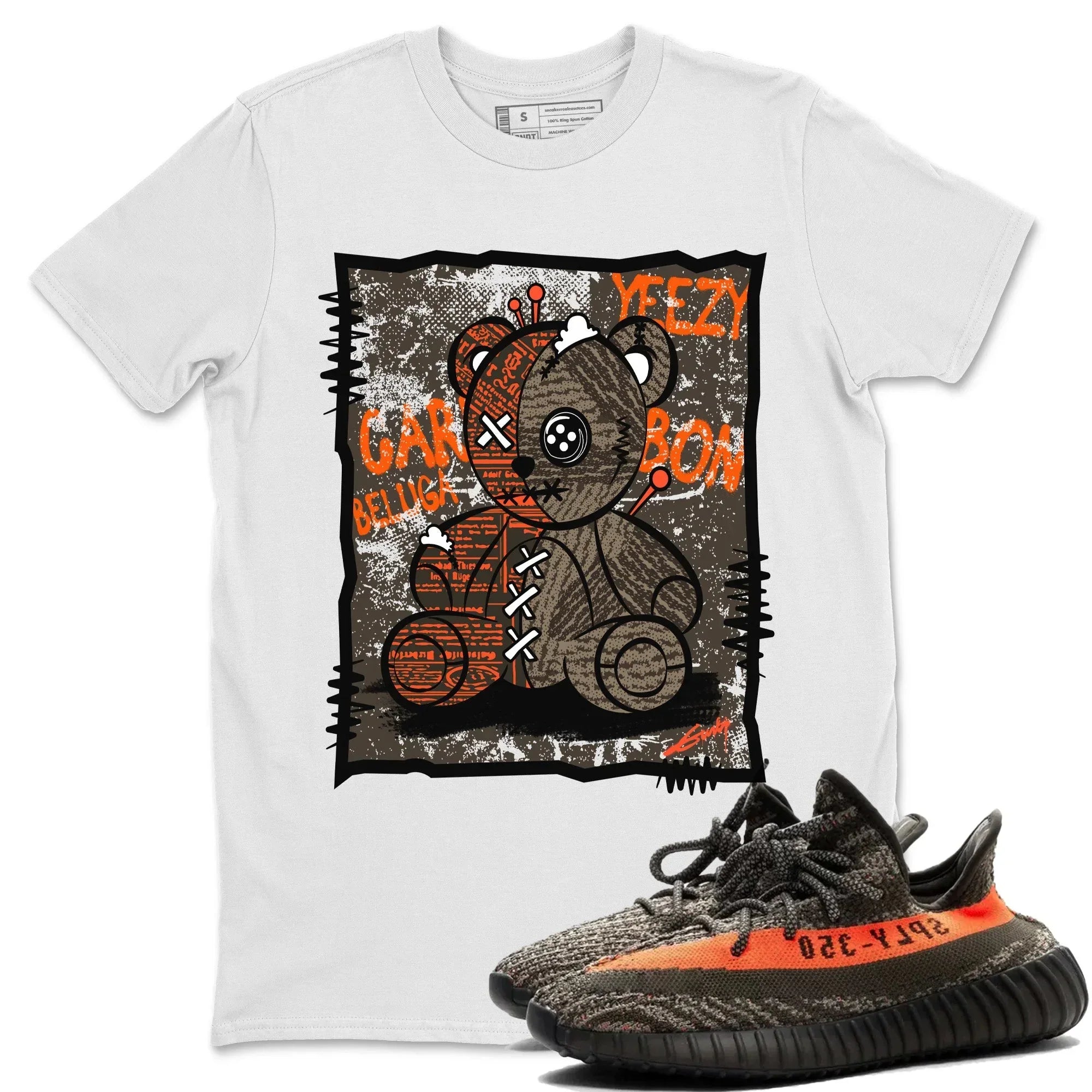 Yeezy 350 Carbon Beluga Shirt To Match Jordans Vintage Bear Sneaker Tees Yeezy 350 Carbon Beluga Drip Gear Zone Sneaker Matching Clothing Unisex Shirts