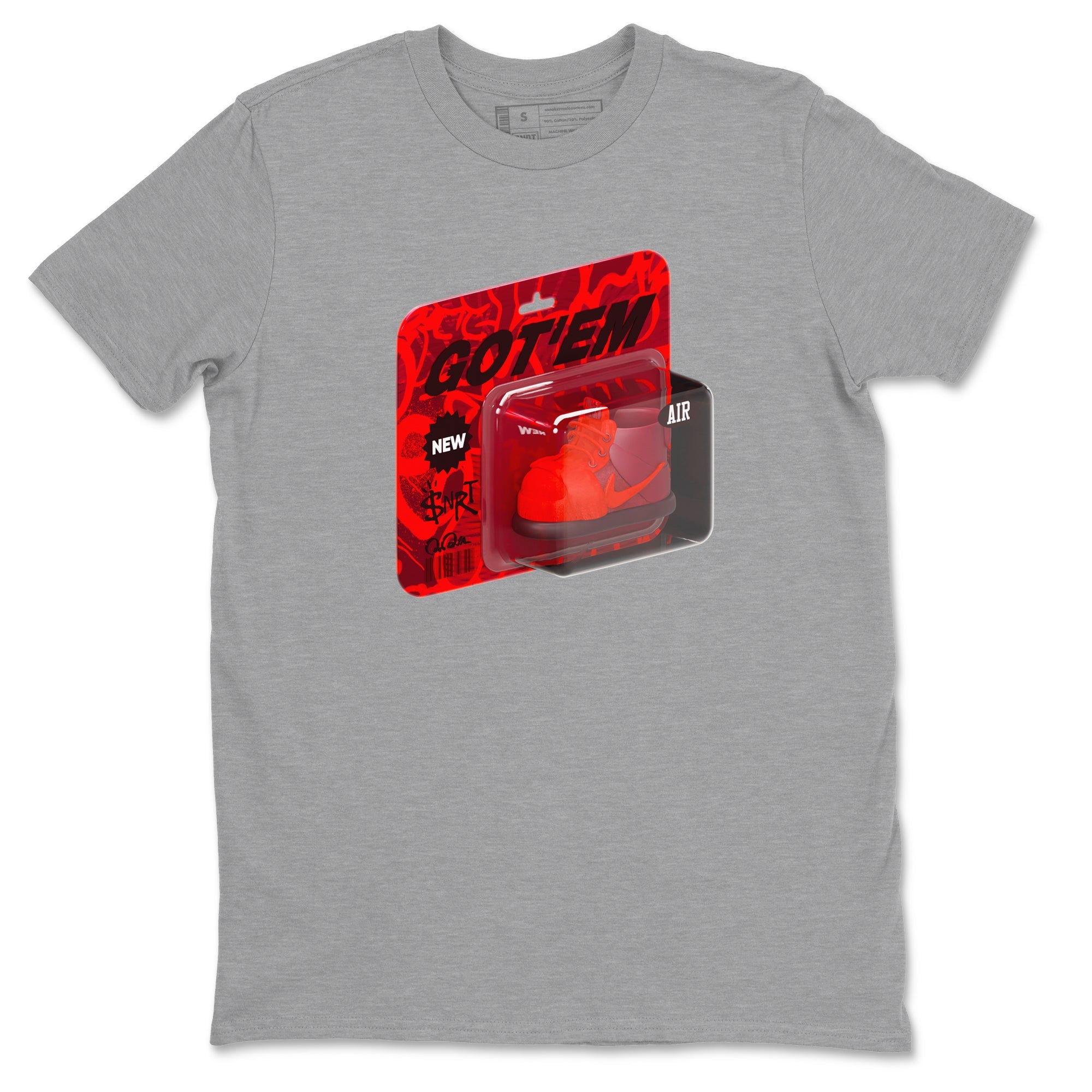 Air Force 1 Layers of Love shirt to match jordans Vintage Toy Packaging sneaker tees af1 Layers of Love Drip Gear Zone unisex cotton Heather Grey 2 crew neck shirt