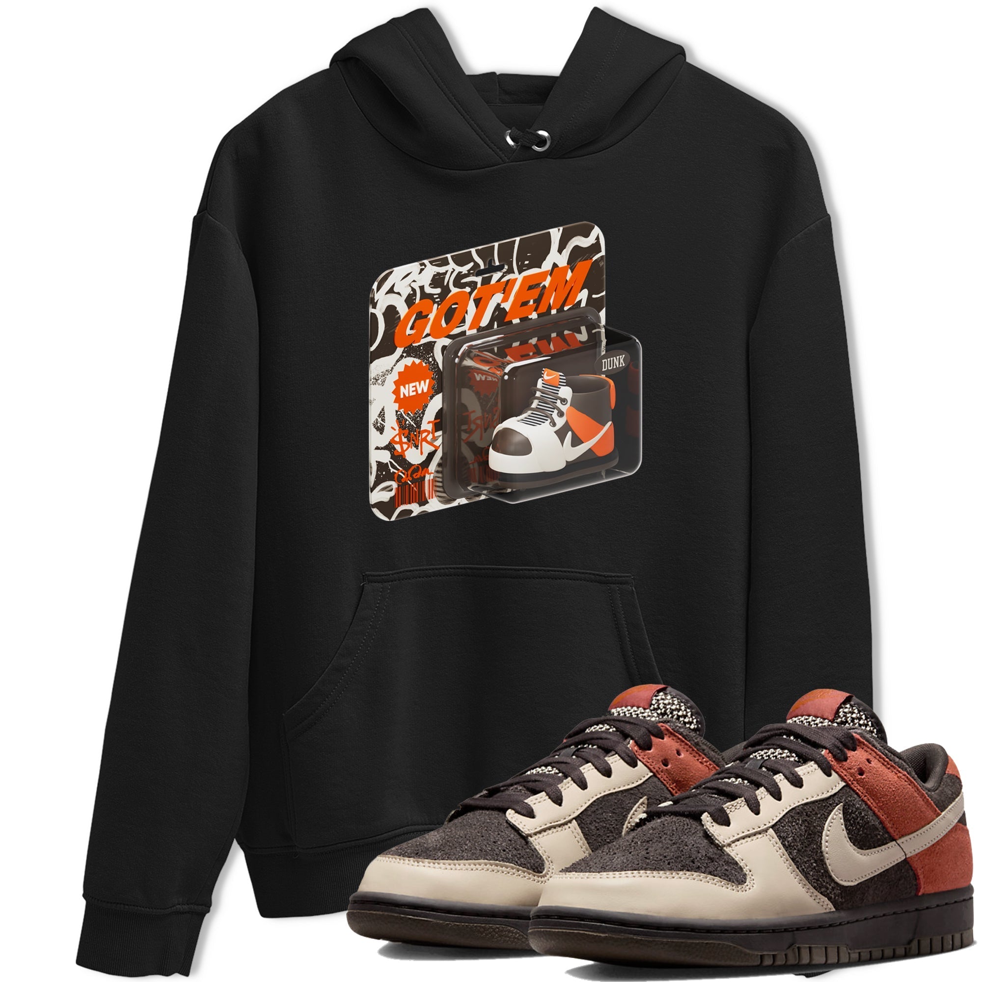 Dunk Red Panda shirt to match jordans Vintage Toy Packaging sneaker tees Nike Dunk LowRed Panda Drip Gear Zone Sneaker T-Shirts Crew Neck Casual Fit Black 1 T-Shirt