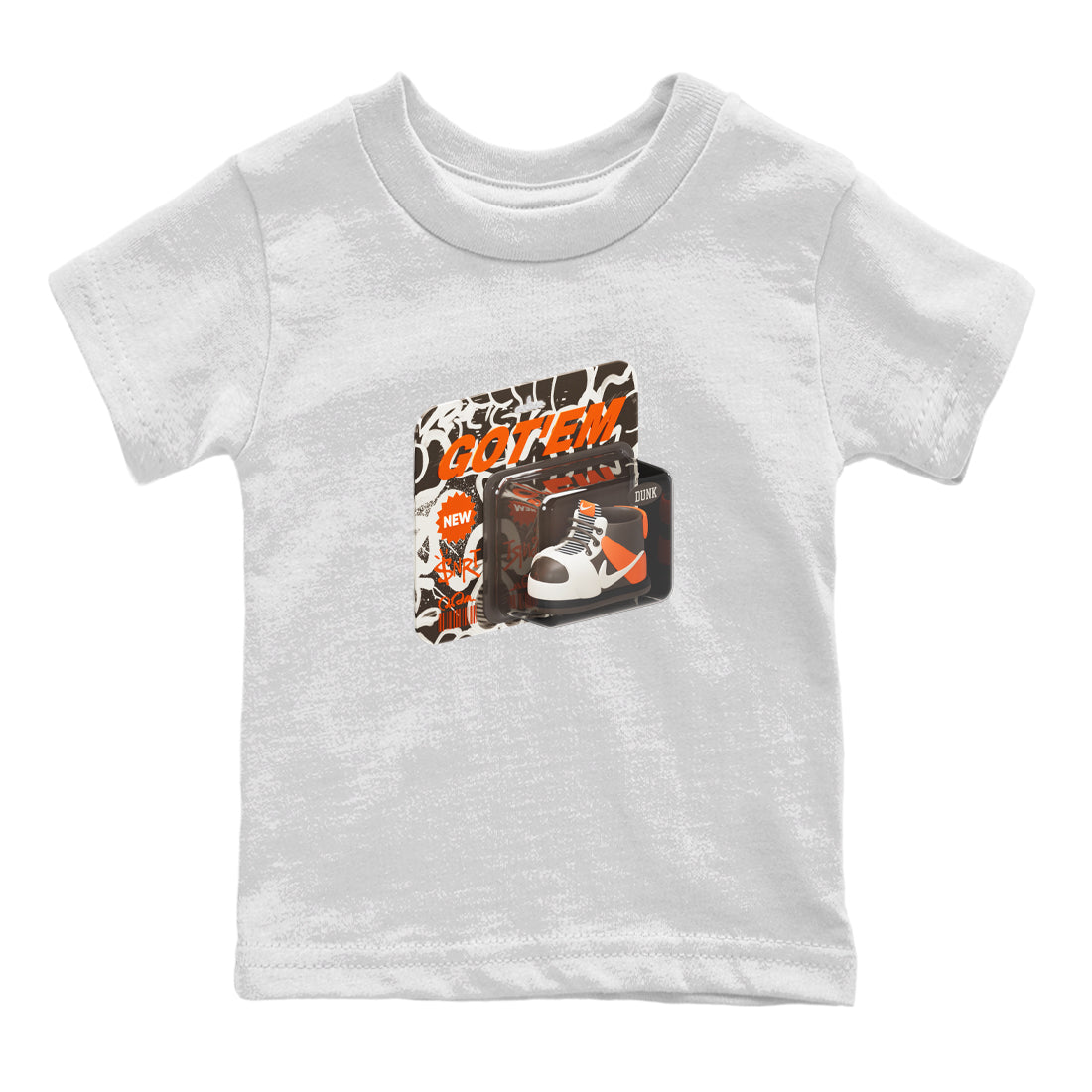 Dunk Red Panda shirt to match jordans Vintage Toy Packaging sneaker tees Nike Dunk LowRed Panda Drip Gear Zone Sneaker T-Shirts Youth and Baby White 2 T-Shirt