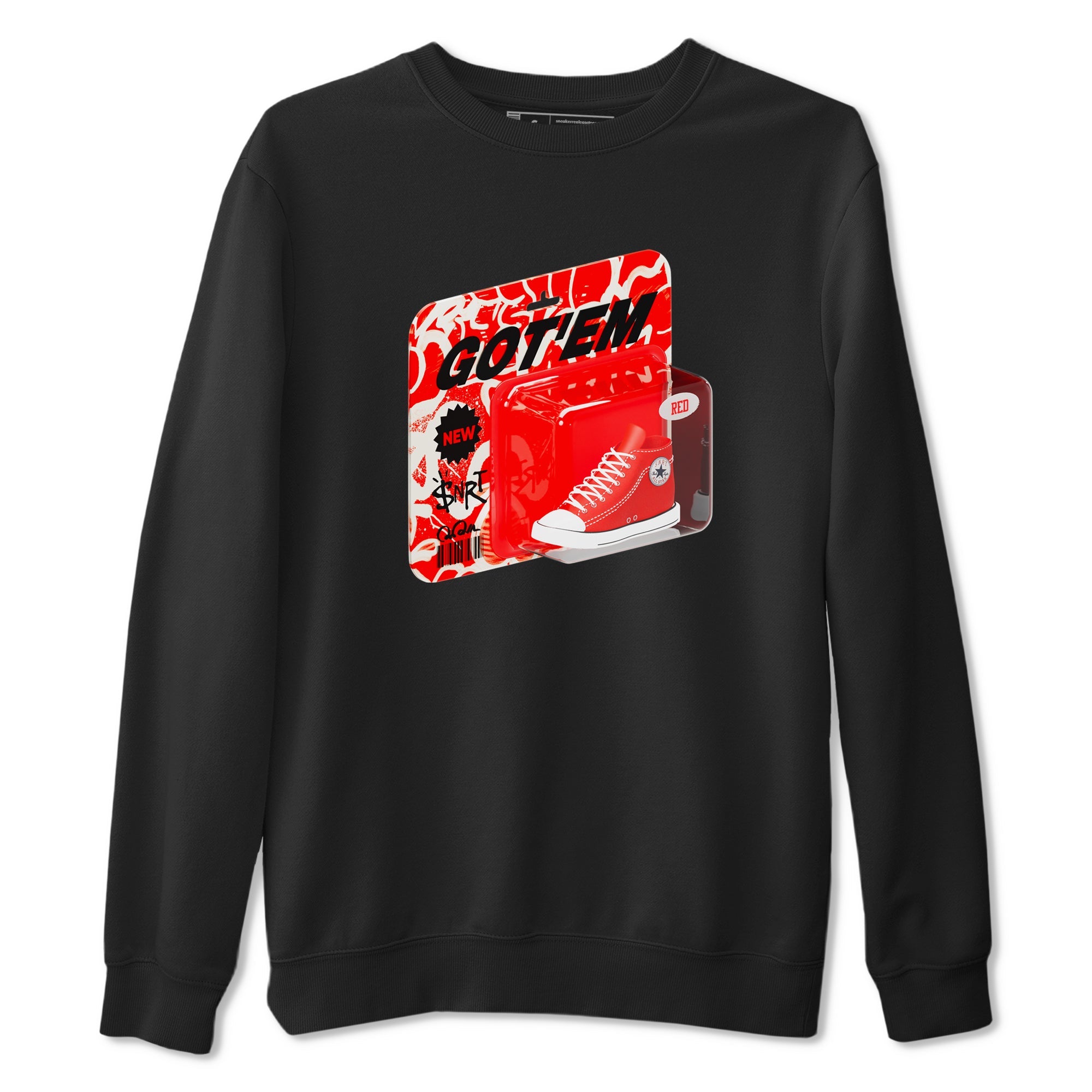 Converse High Top Red shirt to match sneakers Vintage Toy Packing sneaker tees Shoes Match Converse High Top Red Drip Gear Zone Sneaker Tee Unisex Black 2 T-Shirt