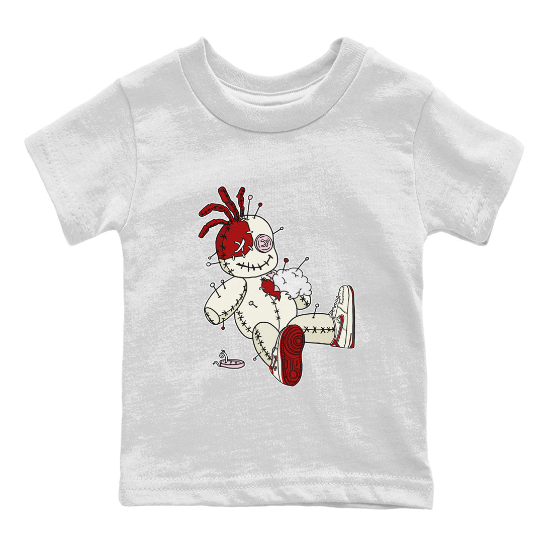 Air Force 1 Valentines Day Sneaker Match Tees Voodoo Doll Sneaker Tees Air Force 1 Valentines Day Jordan to match sneaker T-Shirt Kids Shirts