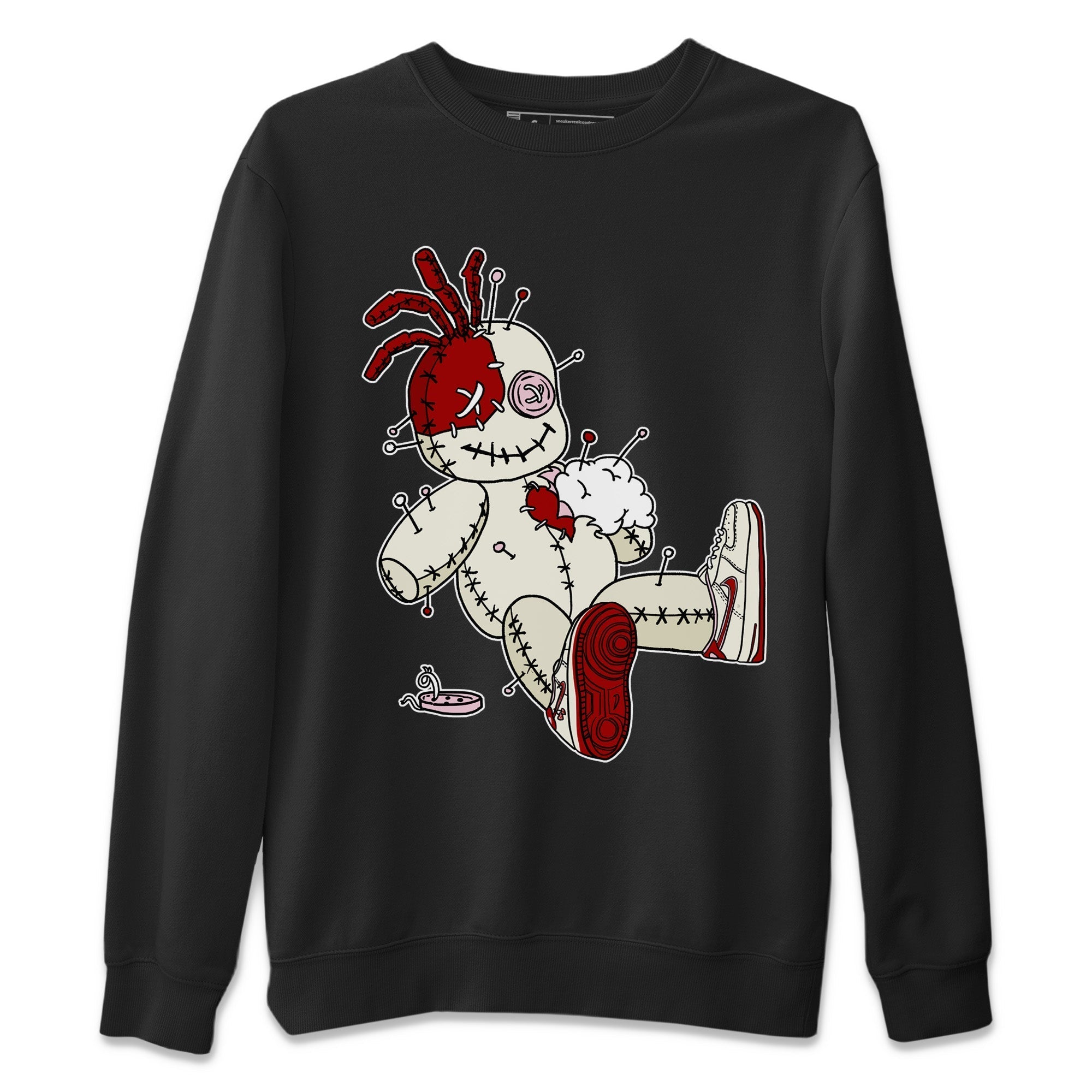 Air Force 1 Valentines Day Sneaker Match Tees Voodoo Doll Sneaker Tees Air Force 1 Valentines Day Jordan to match sneaker T-Shirt Crew Neck Shirts
