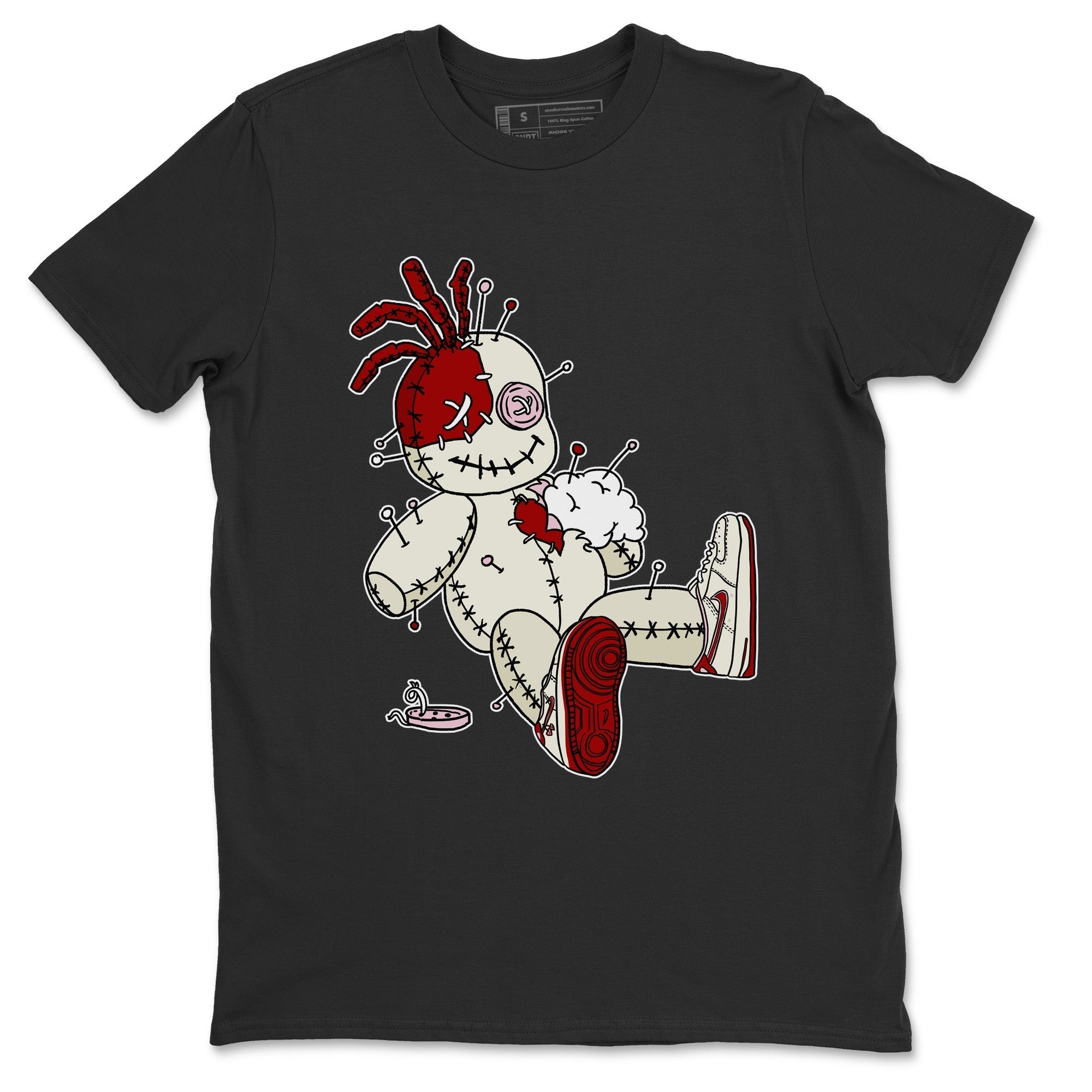 Air Force 1 Valentines Day Sneaker Match Tees Voodoo Doll Sneaker Tees Air Force 1 Valentines Day Jordan to match sneaker T-Shirt Crew Neck Shirts